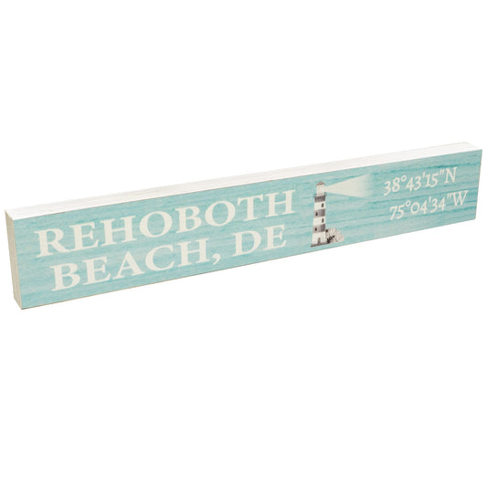 JennyGems Delaware Gifts, Rehoboth Beach Delaware Wooden Sign, Rehoboth Beach Souvenirs, Made in USA