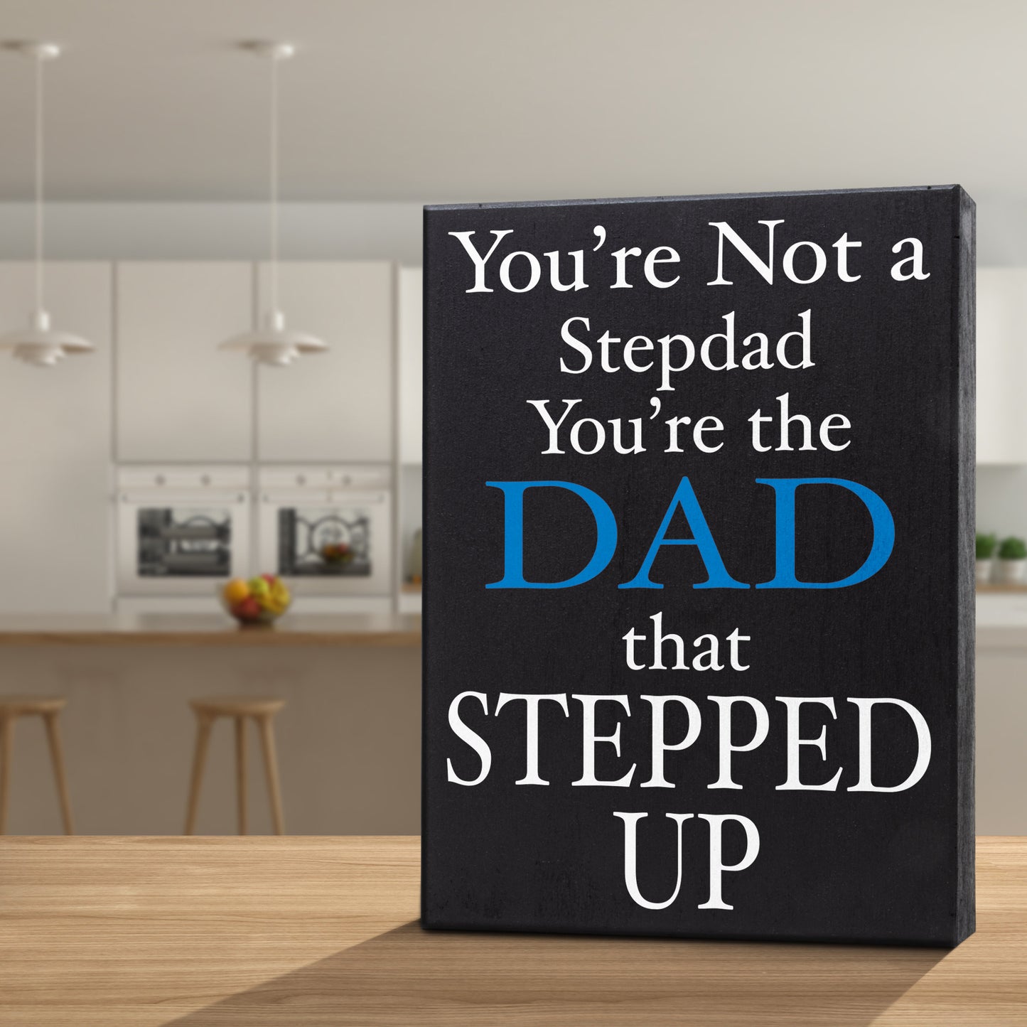 JennyGems You're Not a Stepdad You're the Dad That Stepped Up, Step Dad Wall Art, Bonus Dad Gifts, Father In Law Gifts, Stepdad Gifts, Foster Dad