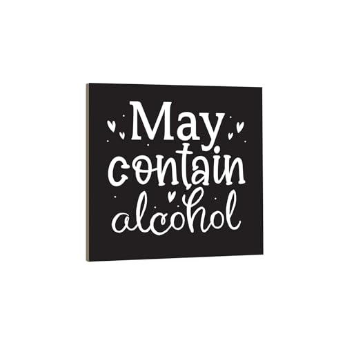 May Contain Alcohol Fridge Magnet – 3 x 3 Inch