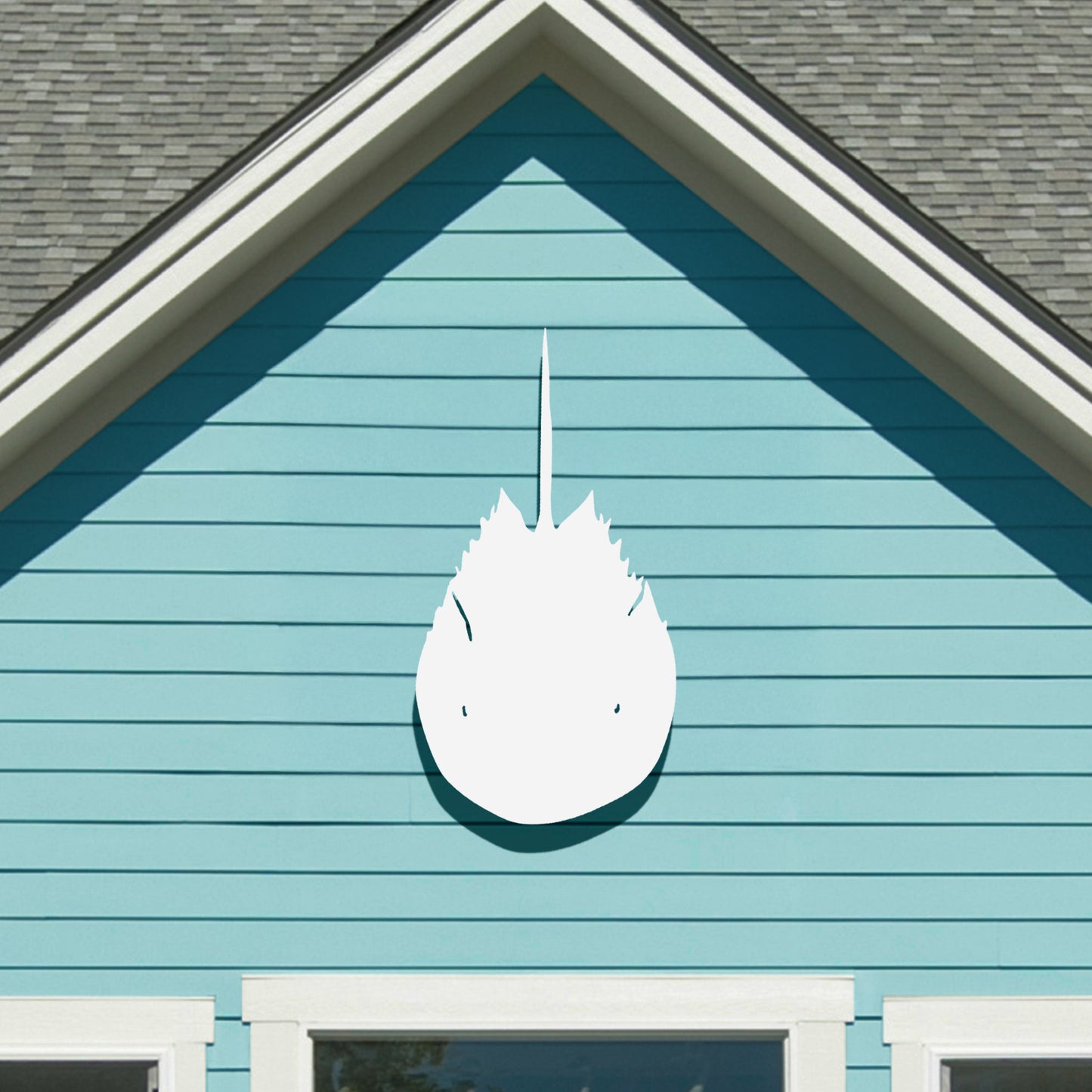 Outdoor PVC Horseshoe Crab Sign, 3 Foot