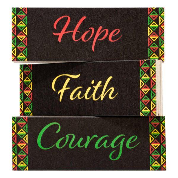 Black History Decor Blocks