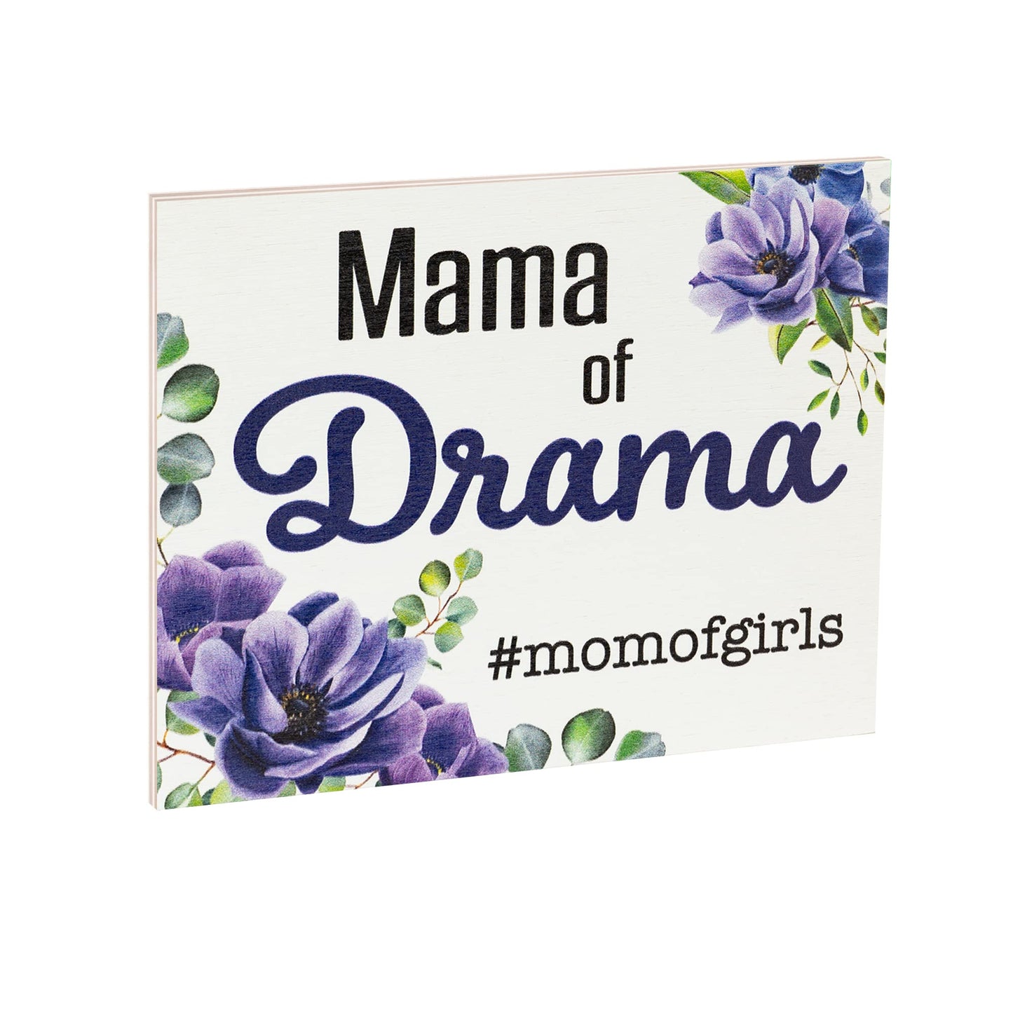 JennyGems Mom Gifts From Daughters, Mothers Day Gifts for Mom, Farmhouse Wall Decor, 7.25 x 6 Wooden Sign, Made in USA