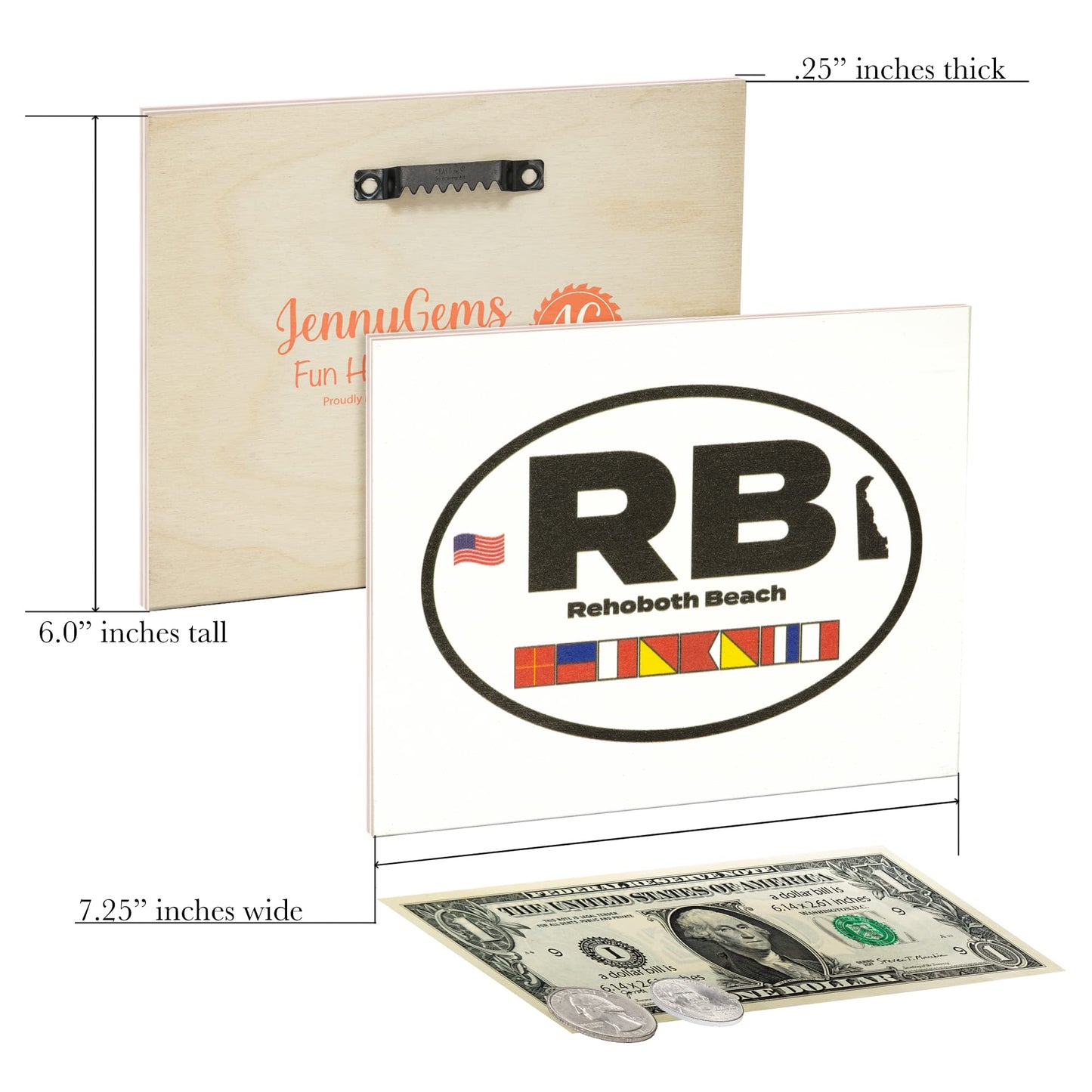 JennyGems Delaware Gifts, Rehoboth Beach Delaware Souvenirs, Delaware Sign, Delaware Decor, Delaware Souvenirs and Gifts, Beach Decor, Made in USA