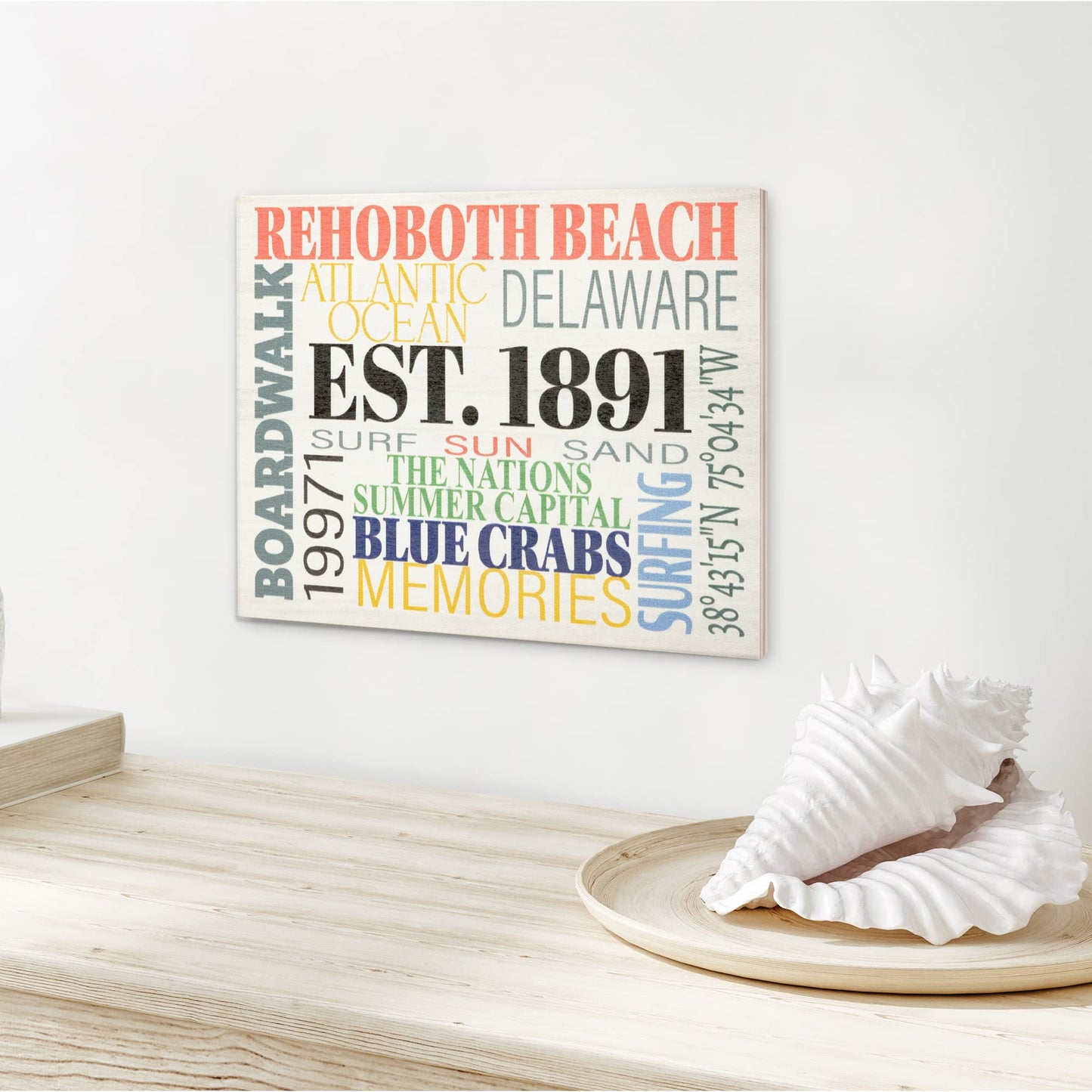 JennyGems Delaware Gifts, Rehoboth Beach Delaware Souvenirs, Delaware Sign, Delaware Decor, Delaware Souvenirs and Gifts, Beach Decor, Made in USA