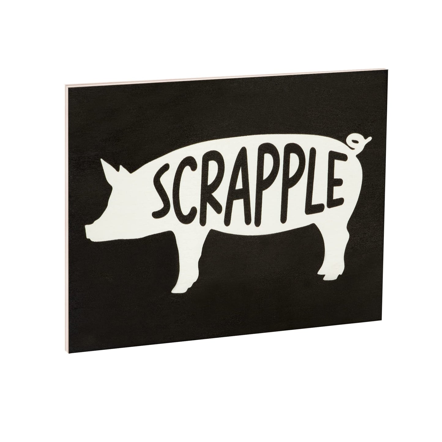JennyGems Scrapple Sign Scrapple Pig, Delaware Gifts, Made in USA