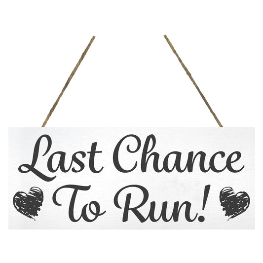 JennyGems Wedding Decor, Funny Wedding Signs for Ring Bearer or Flower Girl, 14.5x6 Inch Wood Sign, Made in USA