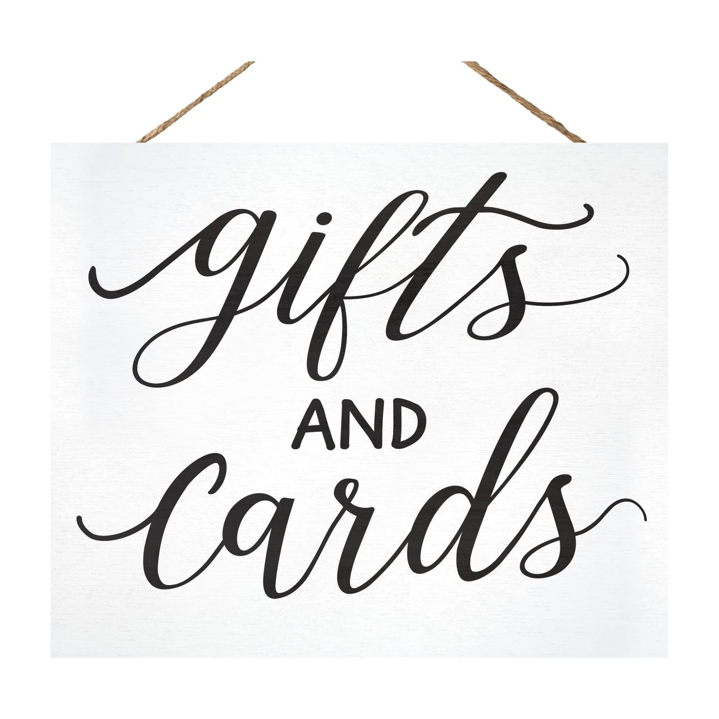JennyGems Gifts and Cards Wedding Sign, Wedding Table Decor, 12x10 Inch Wood Sign, Birthday, Engagement, Bridal Shower Party Decor