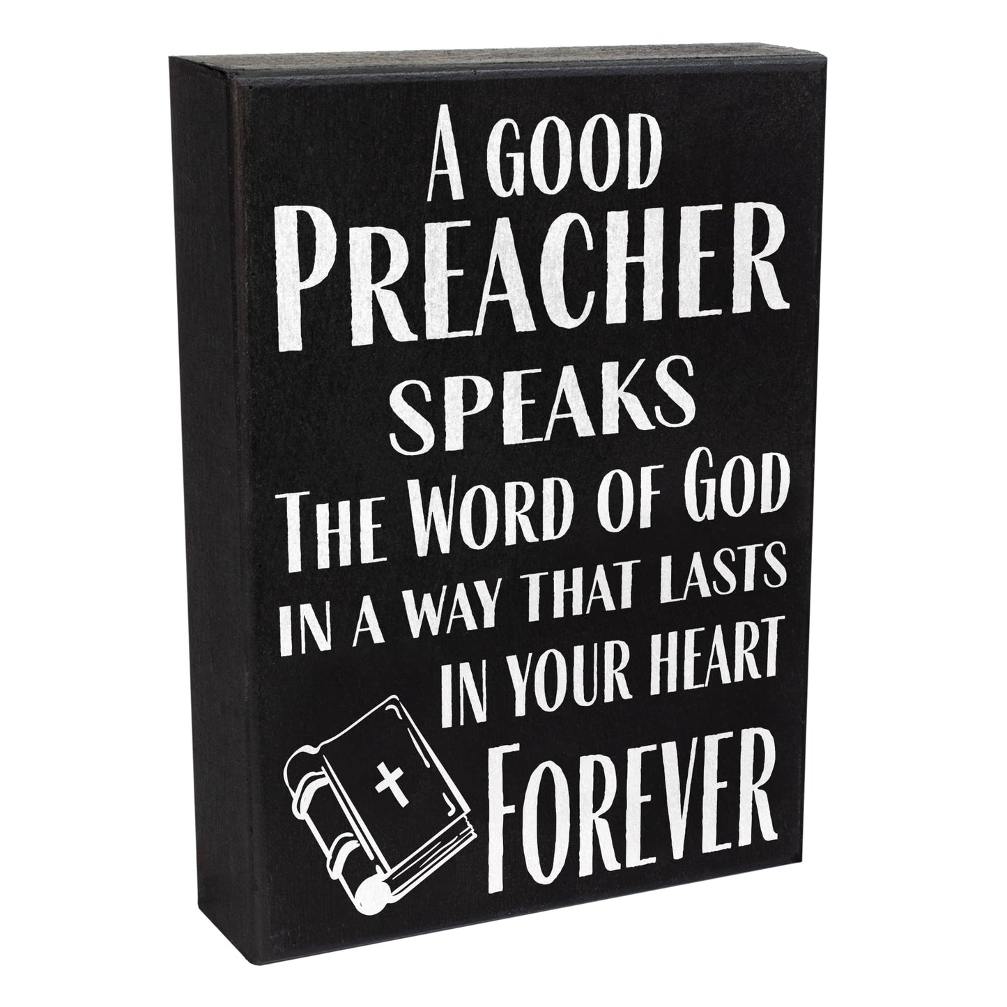 JennyGems Pastor Appreciation Gifts, Preacher Appreciation Gifts, Minister Appreciation Gifts, Pastor Gifts for Men Women, Preacher Gifts for Men Women, Gift for Ministers, Minister Gift Ideas, Wood Sign