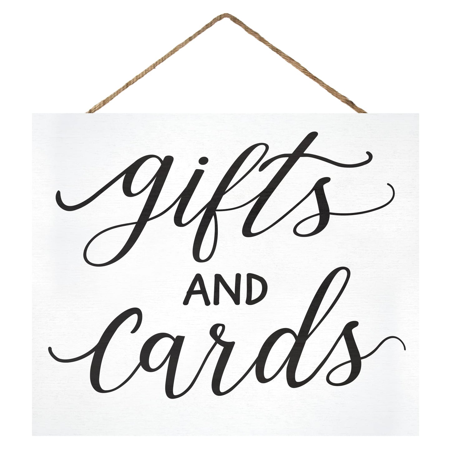 JennyGems Gifts and Cards Wedding Sign, Wedding Table Decor, 12x10 Inch Wood Sign, Birthday, Engagement, Bridal Shower Party Decor