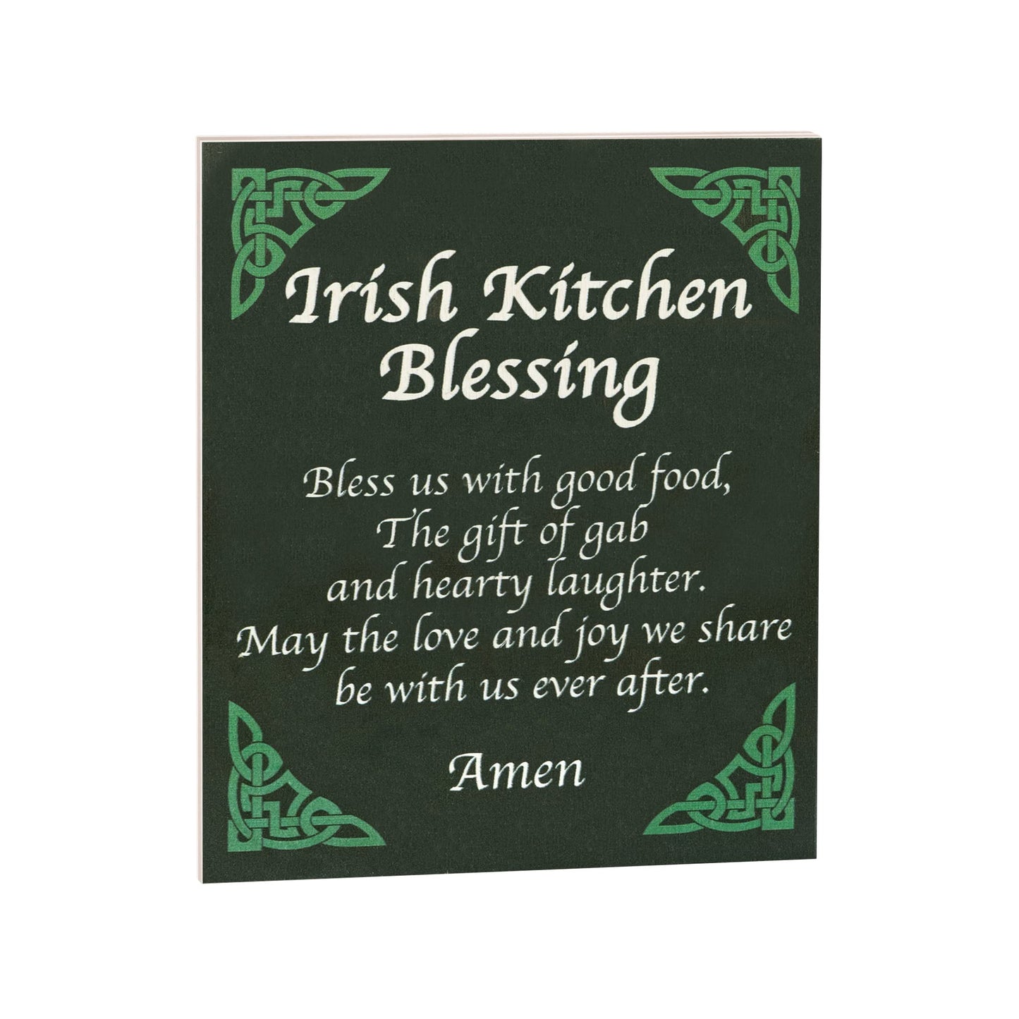 JennyGems St Patricks Day Decor, St Patricks Day Wooden Sign, Irish Decorations for Home, 7.25 x 6 Hanging Wood Sign