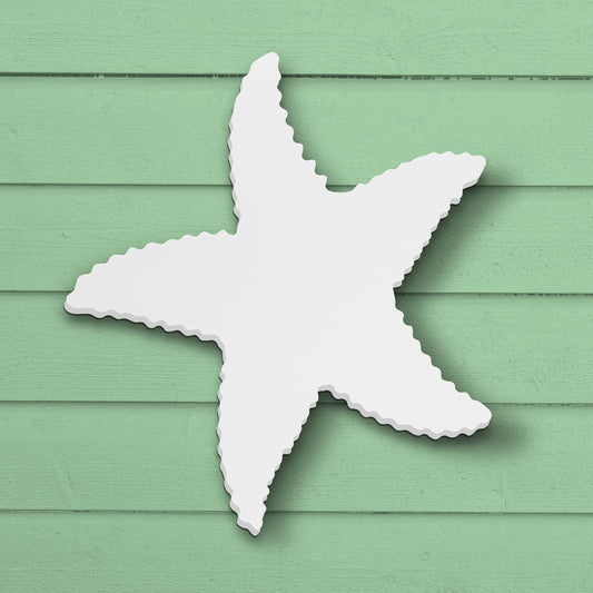Outdoor Starfish Wall Decor, PVC Starfish Beach House Decoration, Weatherproof Coastal Wall Art for Pool, Shed, Nautical Ocean-Themed Hanging Sign