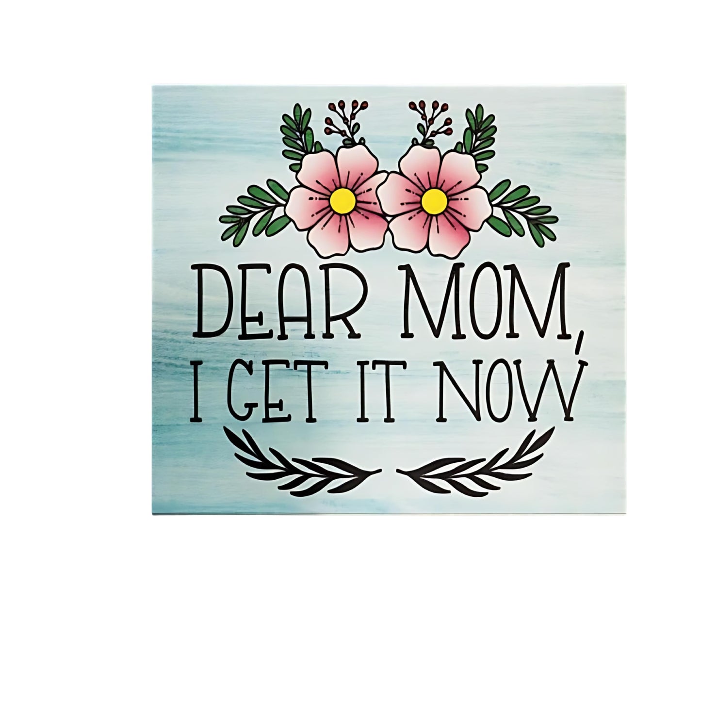 JennyGems Mom Gifts From Daughters, Mothers Day Gifts for Mom, Farmhouse Wall Decor, 7.25 x 6 Wooden Sign, Made in USA