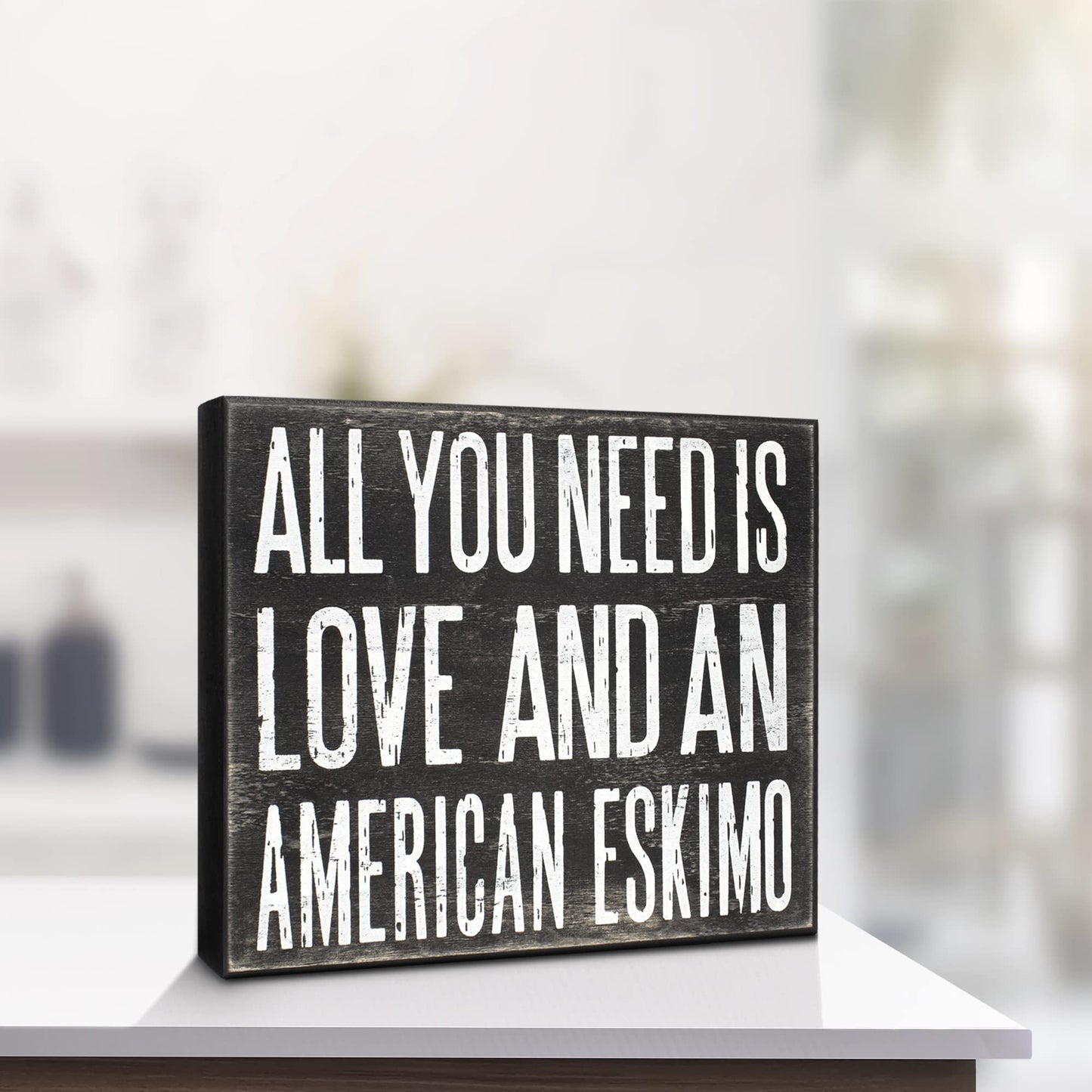 All You Need is Love and an American Eskimo Sign