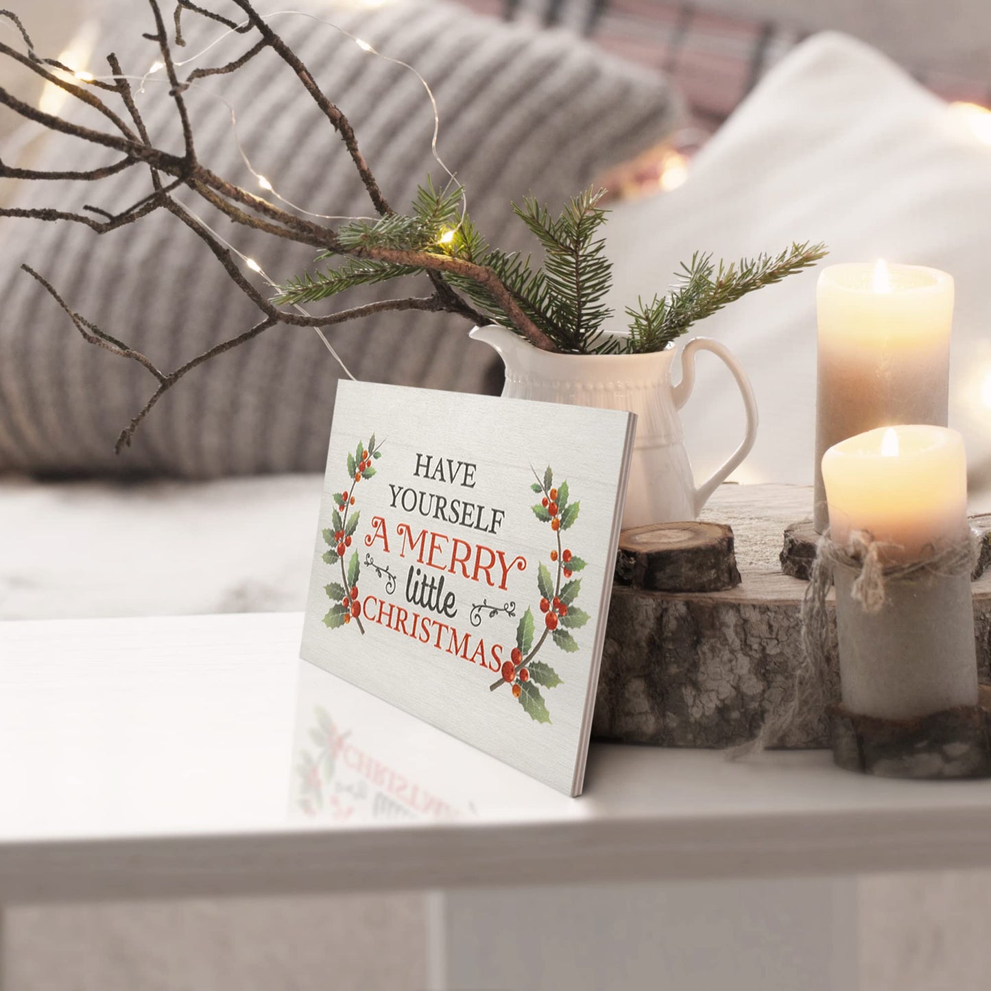 Decorative Christmas Sayings Holiday Farmhouse