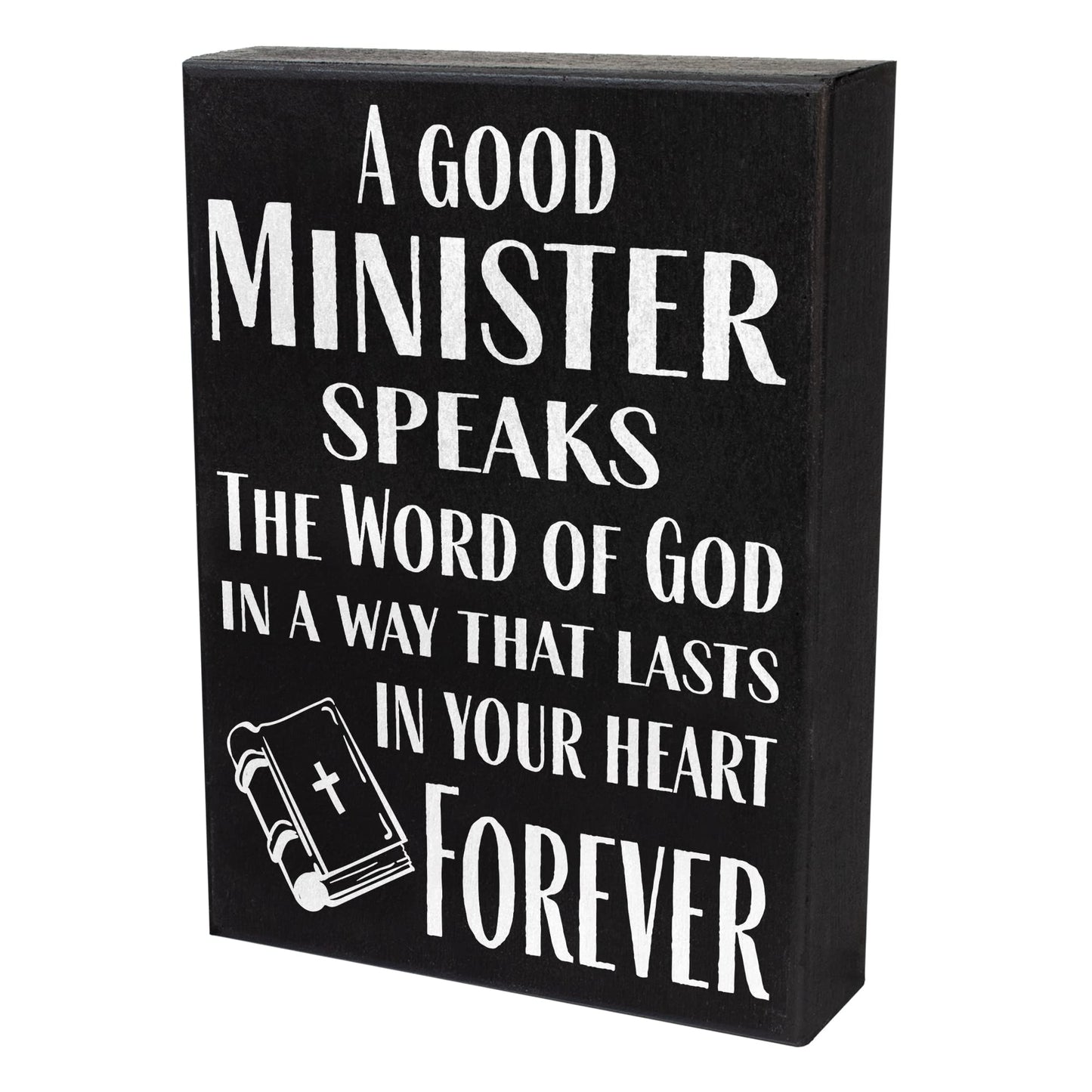 Minister Appreciation Funny Wooden Sign Gift