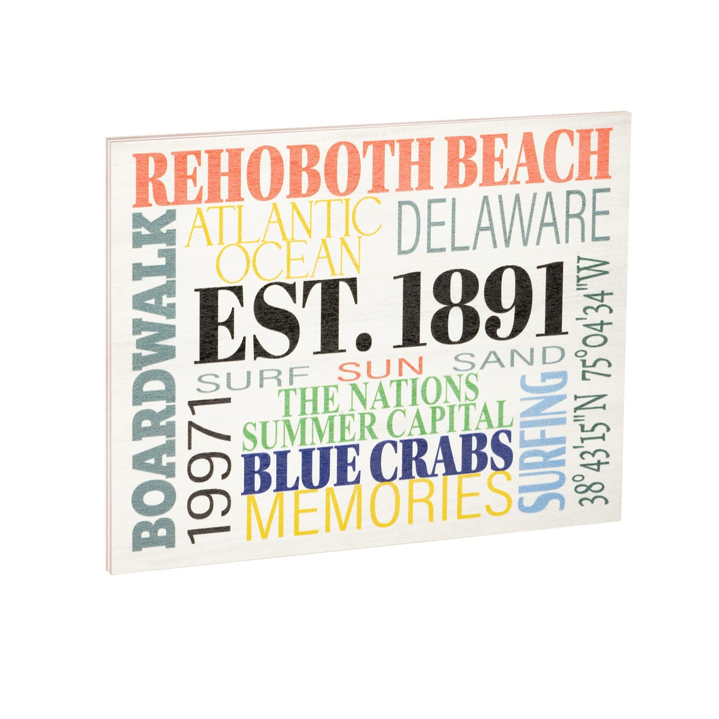 JennyGems Delaware Gifts, Rehoboth Beach Delaware Souvenirs, Delaware Sign, Delaware Decor, Delaware Souvenirs and Gifts, Beach Decor, Made in USA