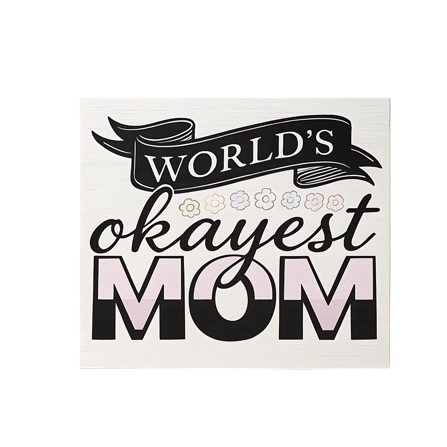 JennyGems Mom Gifts From Daughters, Mothers Day Gifts for Mom, Farmhouse Wall Decor, 7.25 x 6 Wooden Sign, Made in USA