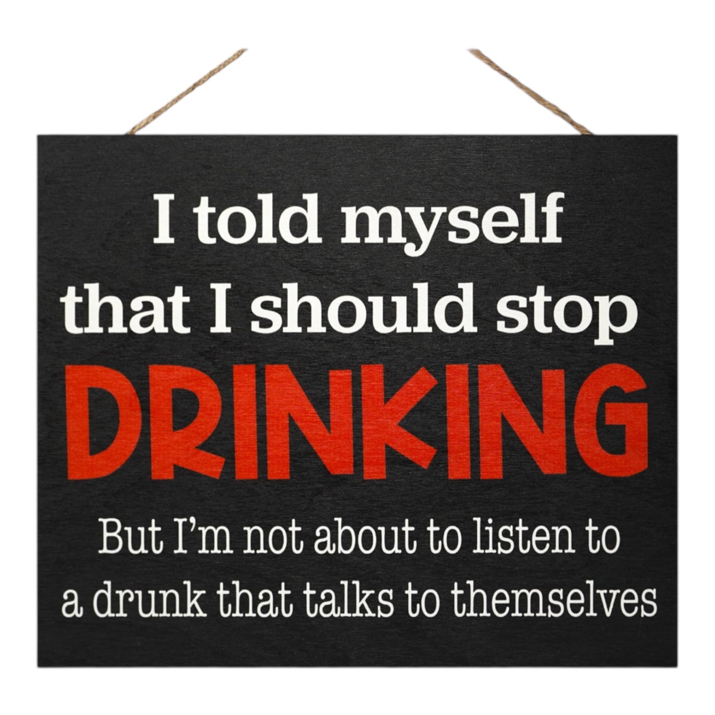 JennyGems Home Bar Decor, Funny Drinking Signs, Man Cave Garage Pub Beer Sign, Friend Gifts, 10 x 12 Inches, Made in USA