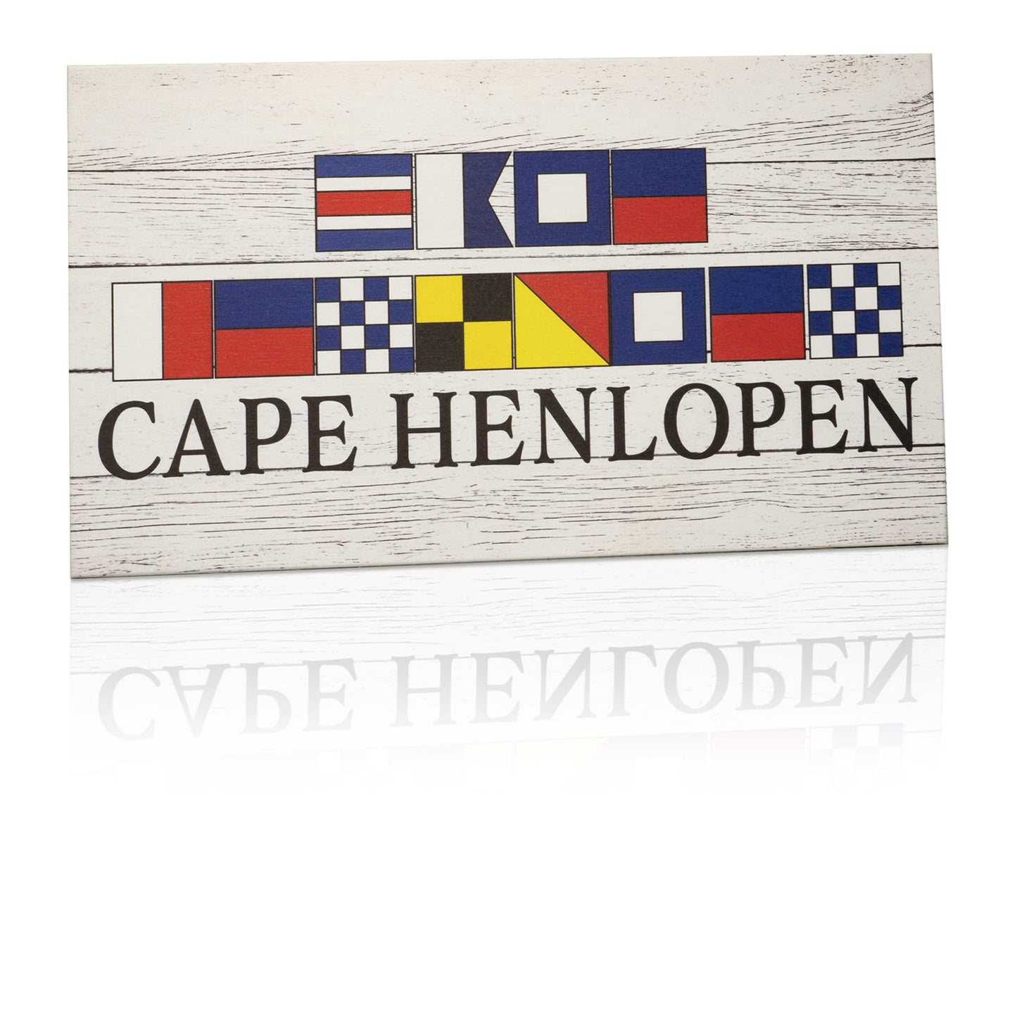 JennyGems Cape Henlopen Delaware Souvenir Sign - Show Your Delaware Pride with Nautical Charm, Made in the USA (9.5x5.5 inches)