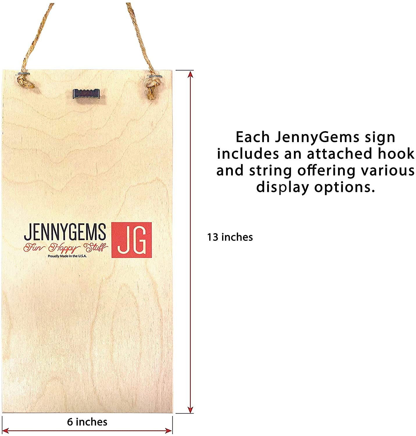 JennyGems Fenwick Island, Delaware Nautical Wood Sign, Made in USA