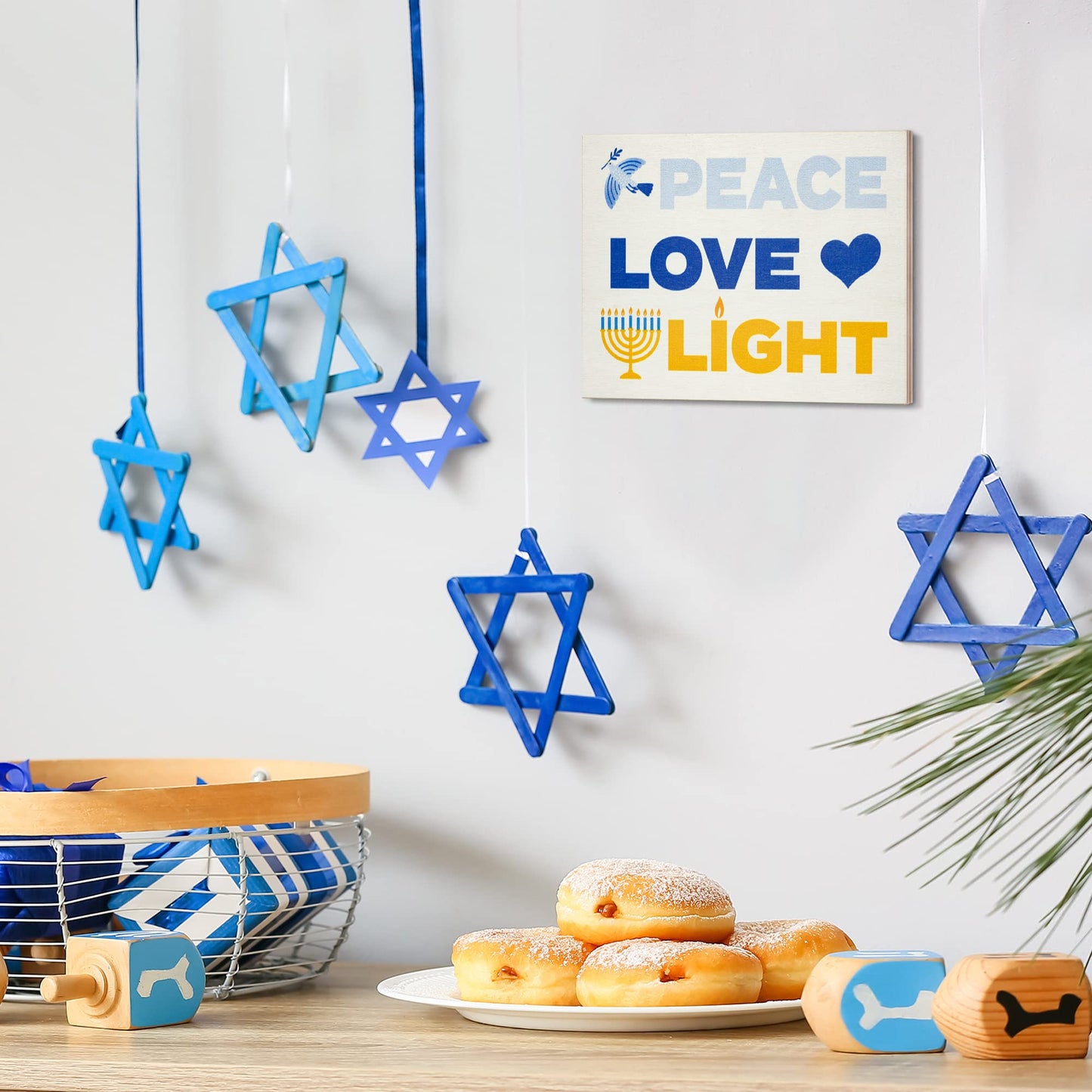 Hanukkah Decorations Chanukah Decor Sign