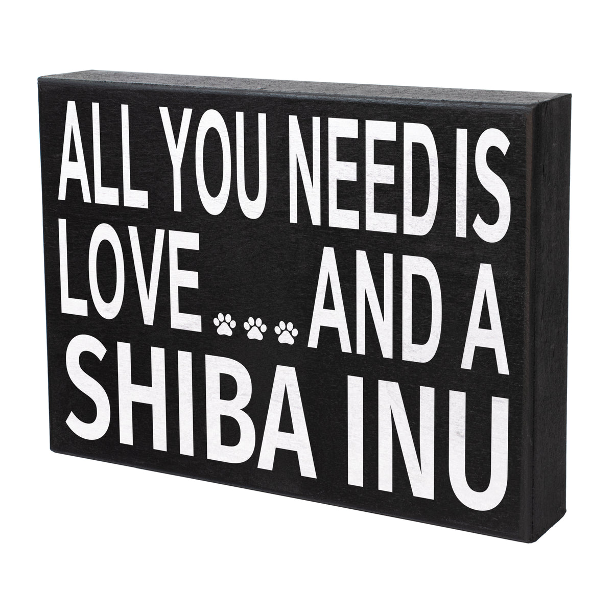 All You Need Is Love And A Shiba Inu Sign and Gift