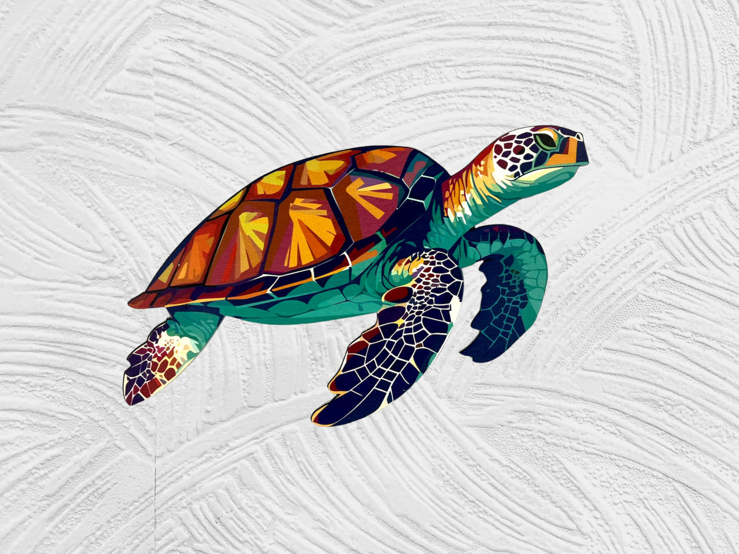 Turtle Wall Art, Sea Turtle Gifts, Wooden Sea Turtle Wall Hanging and Sign, Turtle Themed Decoration, Ocean and Beach Decor