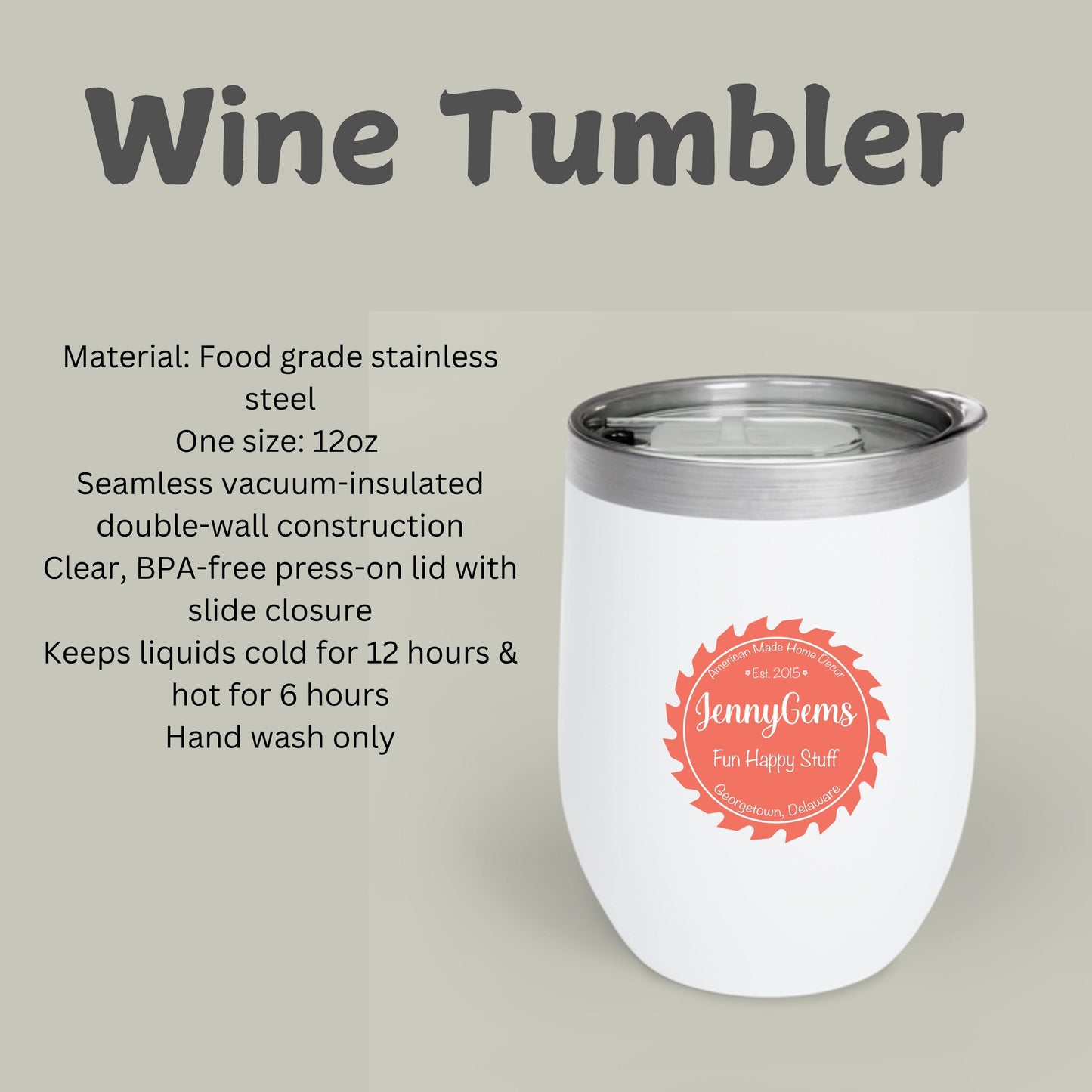 Flirty Girl Summer 12oz Insulated Wine Tumbler