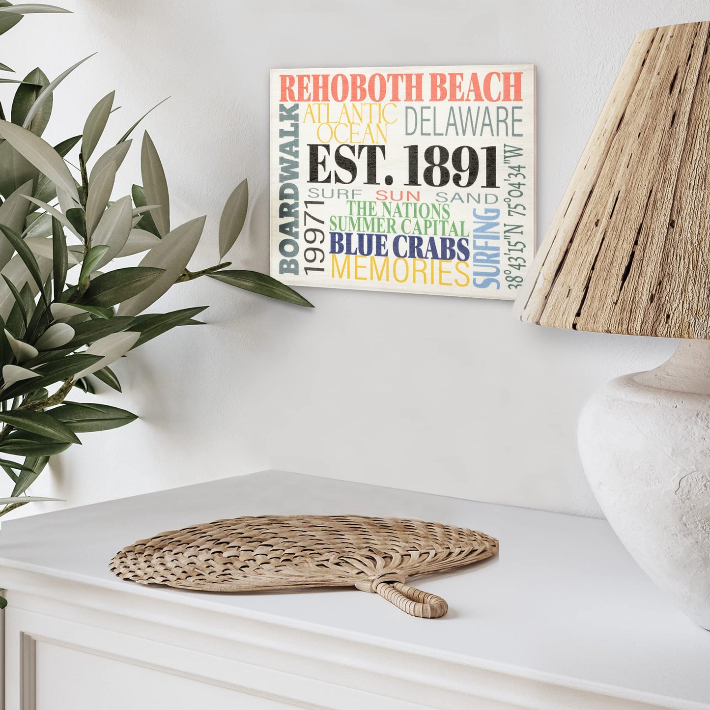 JennyGems Delaware Gifts, Rehoboth Beach Delaware Souvenirs, Delaware Sign, Delaware Decor, Delaware Souvenirs and Gifts, Beach Decor, Made in USA