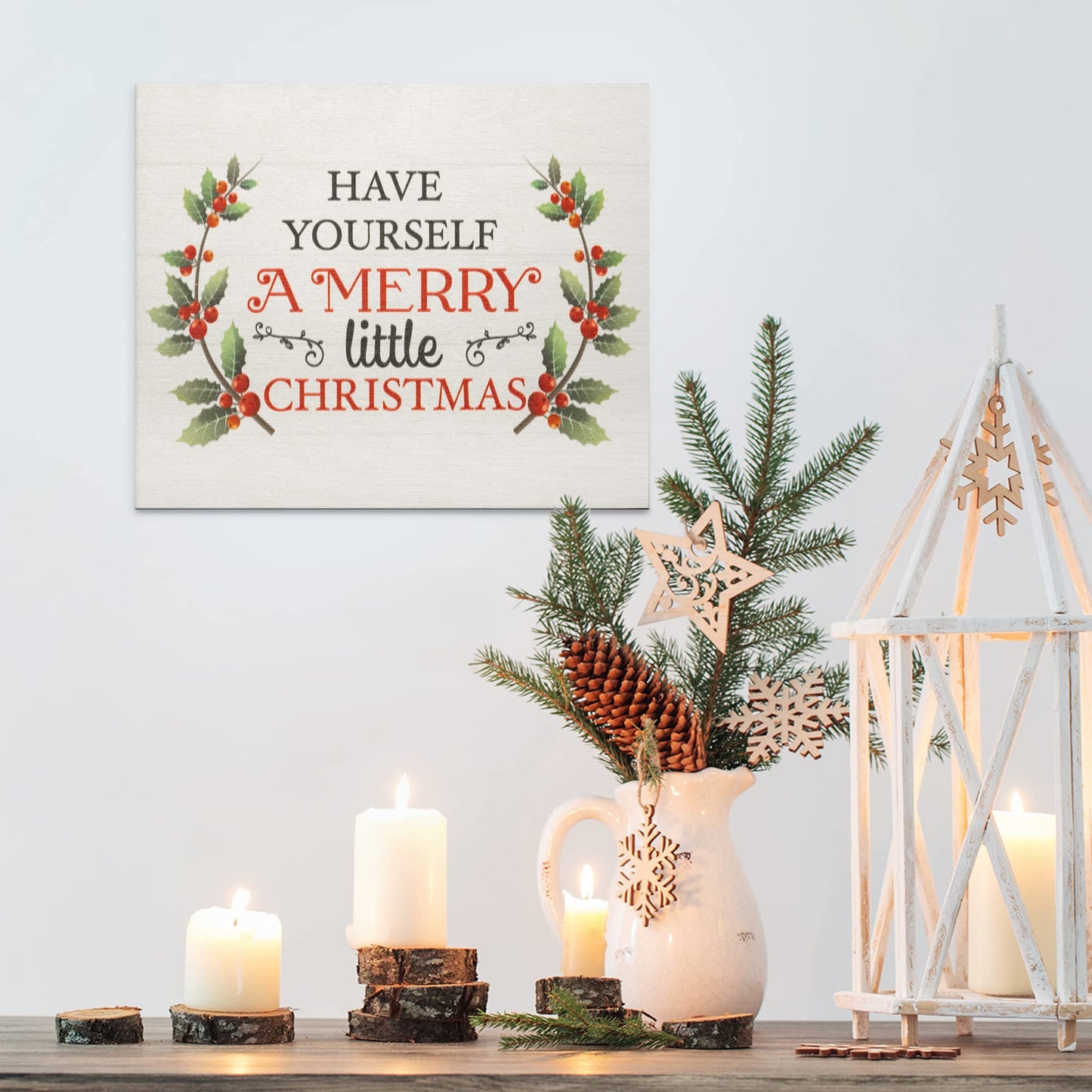 Decorative Christmas Sayings Holiday Farmhouse