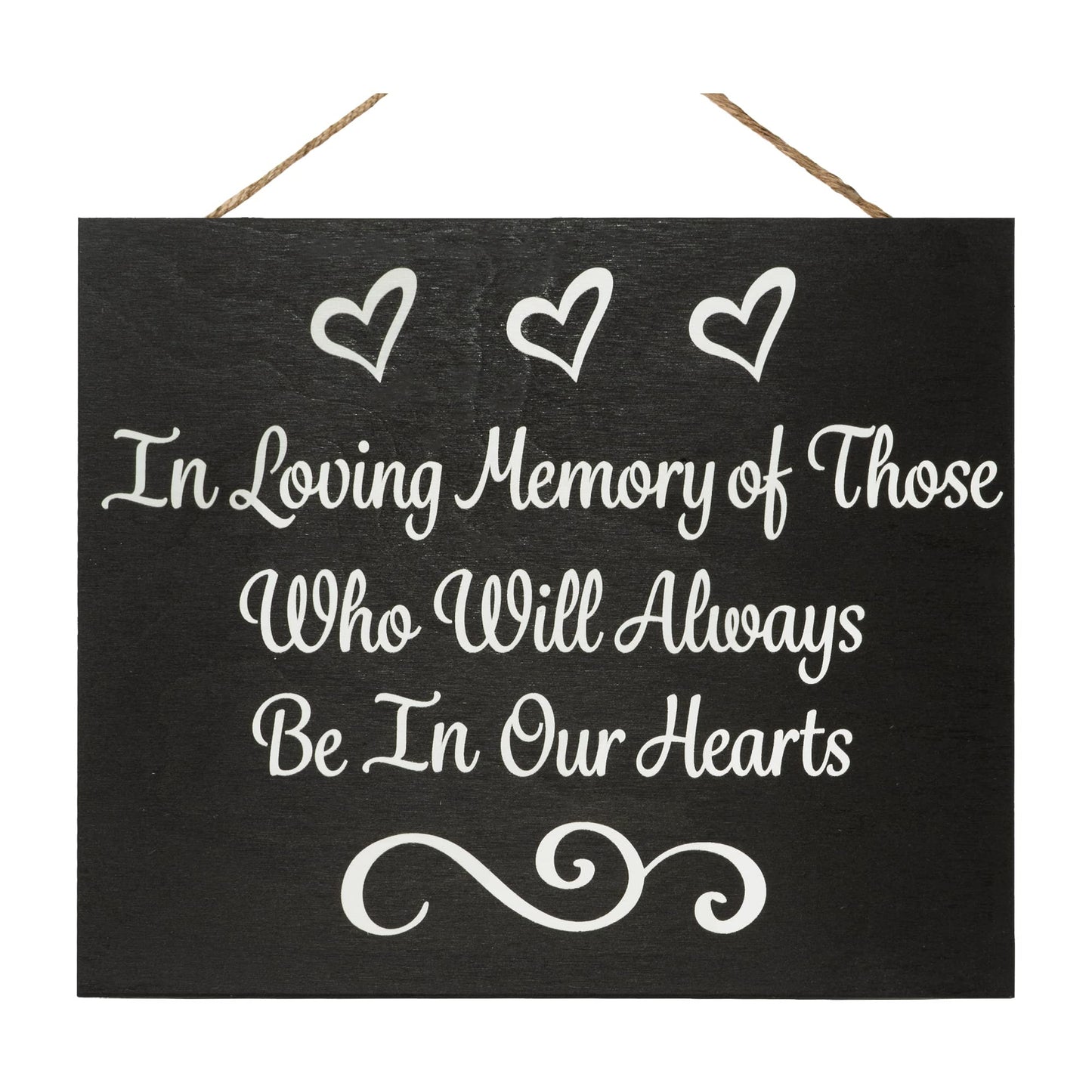 JennyGems Wedding Memorial Sign, In Remembrance Sign, In Loving Memory, Wedding Sign, In Memory of Loved One, Family Reunion Sign, Memory Table Sign (Black)