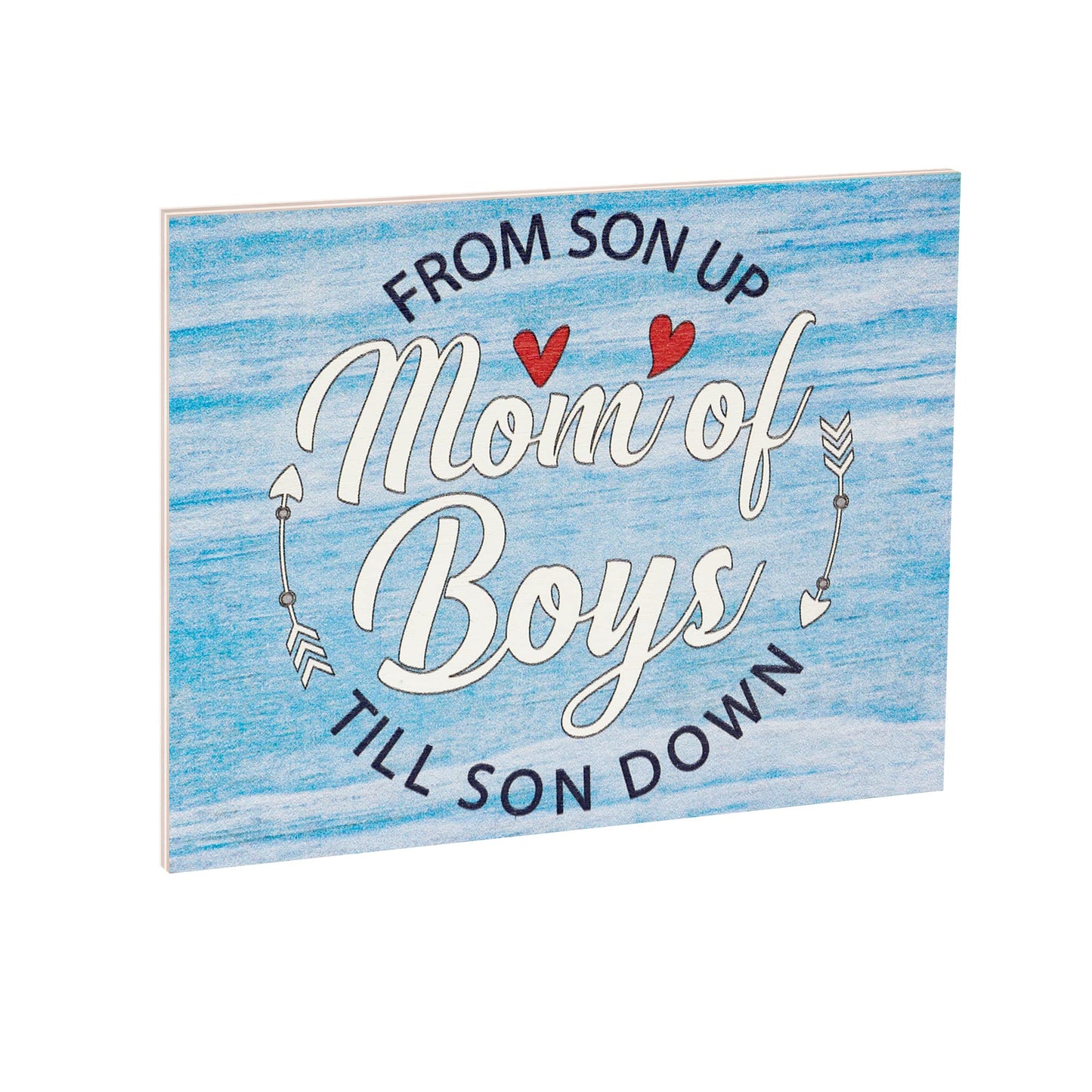 JennyGems Mom Gifts From Daughters, Mothers Day Gifts for Mom, Farmhouse Wall Decor, 7.25 x 6 Wooden Sign, Made in USA