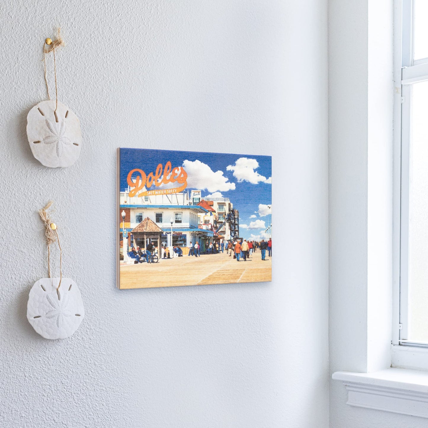 JennyGems Rehoboth Beach Dolles Boardwalk Wooden Sign, Rehoboth Beach Gifts, Delaware Souvenirs, Coastal Decor, Made in USA