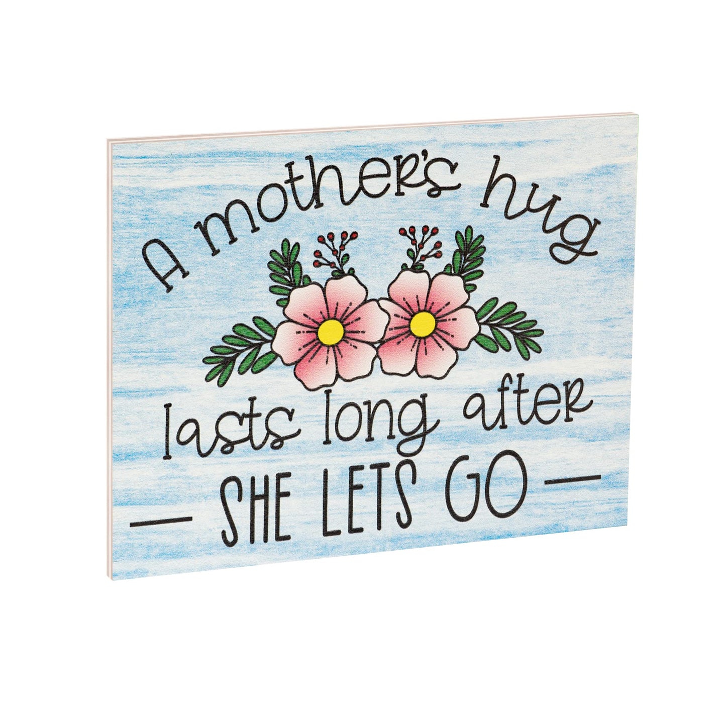 JennyGems Mom Gifts From Daughters, Mothers Day Gifts for Mom, Farmhouse Wall Decor, 7.25 x 6 Wooden Sign, Made in USA