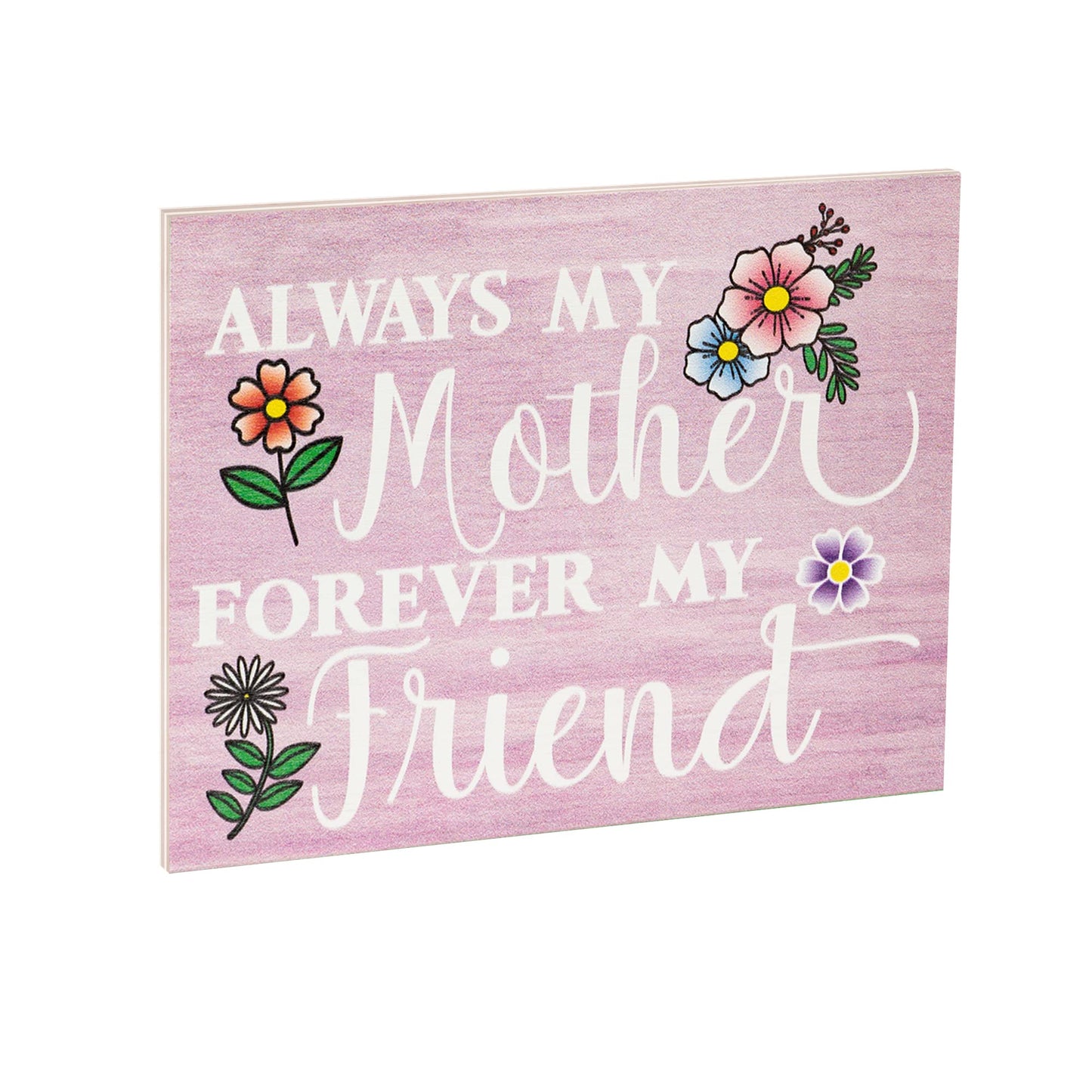 JennyGems Mom Gifts From Daughters, Mothers Day Gifts for Mom, Farmhouse Wall Decor, 7.25 x 6 Wooden Sign, Made in USA