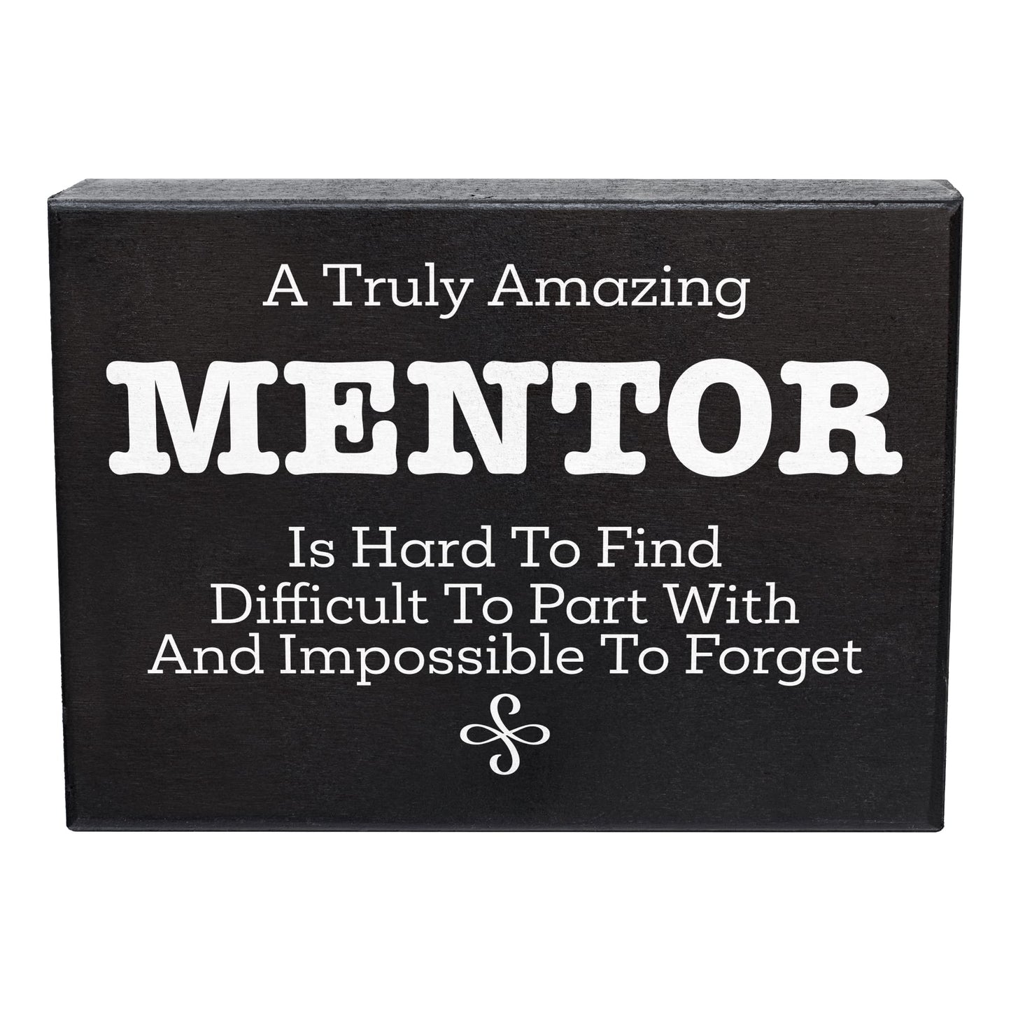 JennyGems Boss Gifts, Mentor Gifts, Gifts for Leader, Boss Mentor Leader Appreciation Gifts, 8x6 Inch Wood Sign, Bosses Day Gift, Gift for Mentor, Leader Gifts, Going Away Gifts Retirement