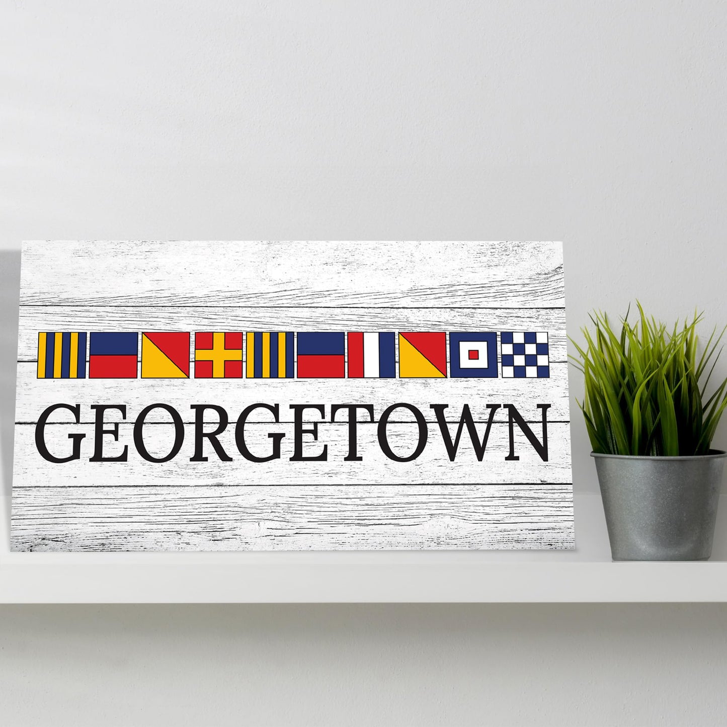 JennyGems Georgetown Delaware Gifts, Delaware Souvenirs, Tabletop and Wall Decor, Made in USA