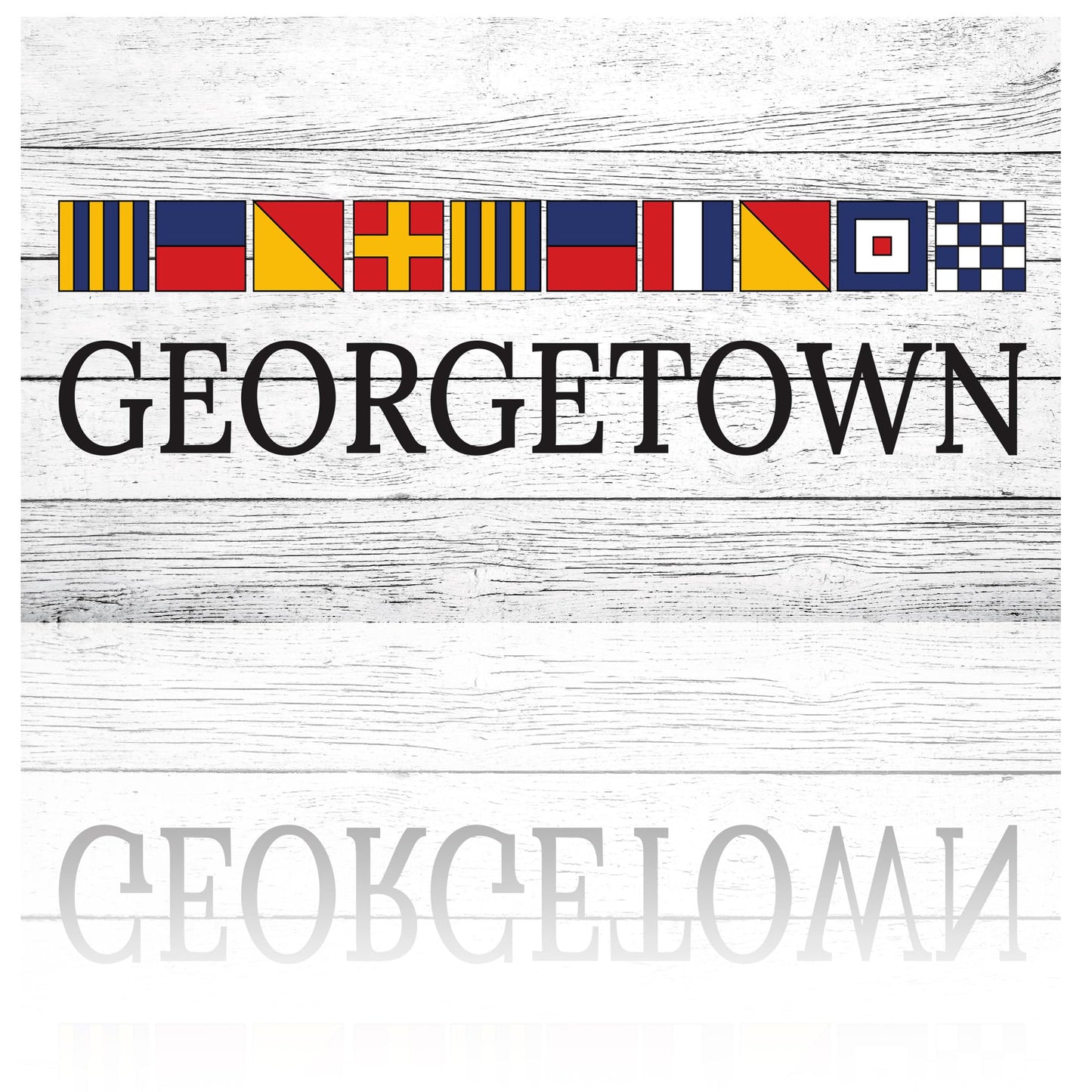 JennyGems Georgetown Delaware Gifts, Delaware Souvenirs, Tabletop and Wall Decor, Made in USA