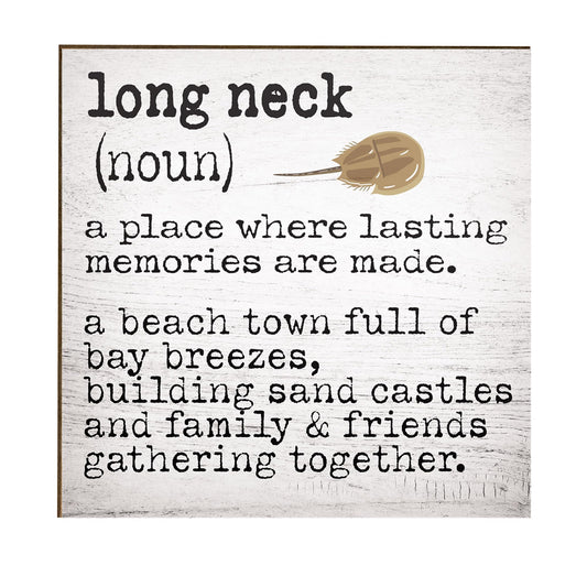 JennyGems Long Neck Delaware Gifts and Souvenirs, Delaware Sign, Beach Decor, Made in USA