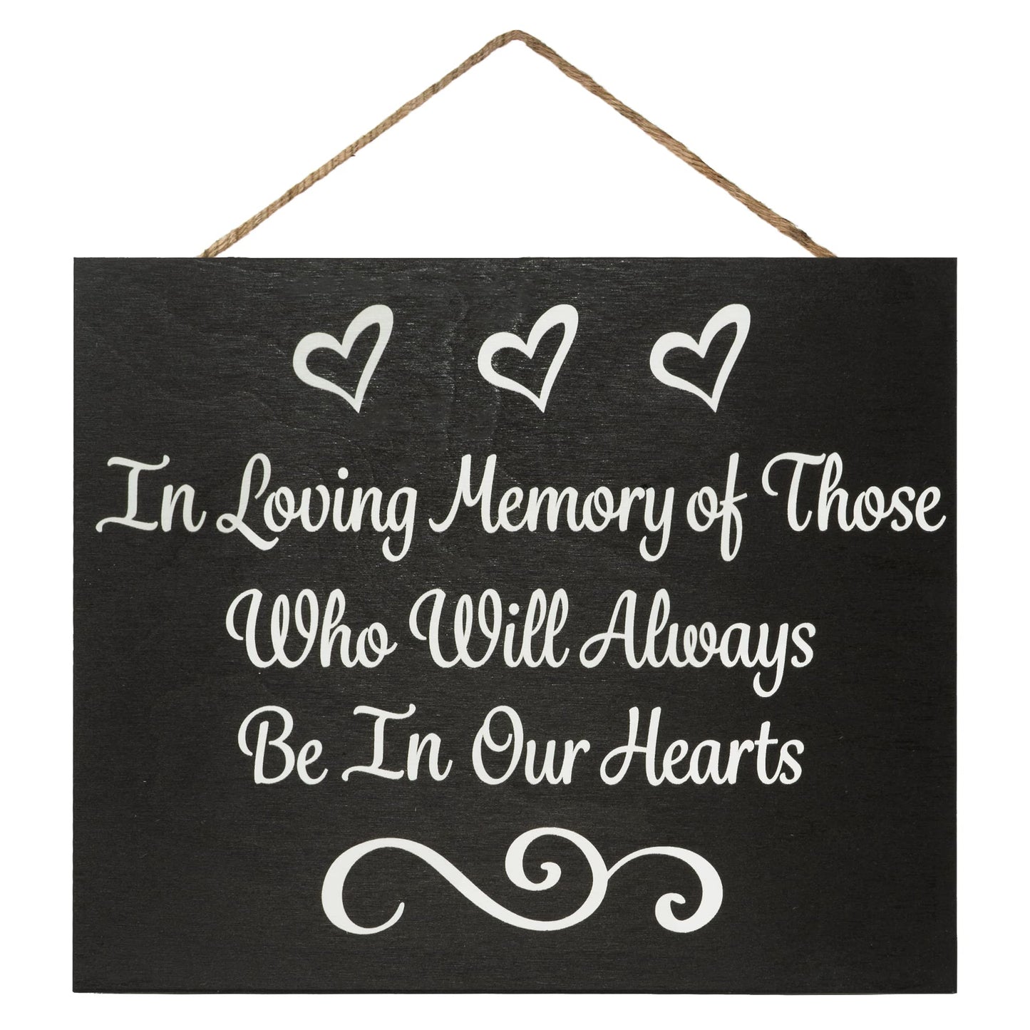 JennyGems Wedding Memorial Sign, In Remembrance Sign, In Loving Memory, Wedding Sign, In Memory of Loved One, Family Reunion Sign, Memory Table Sign (Black)