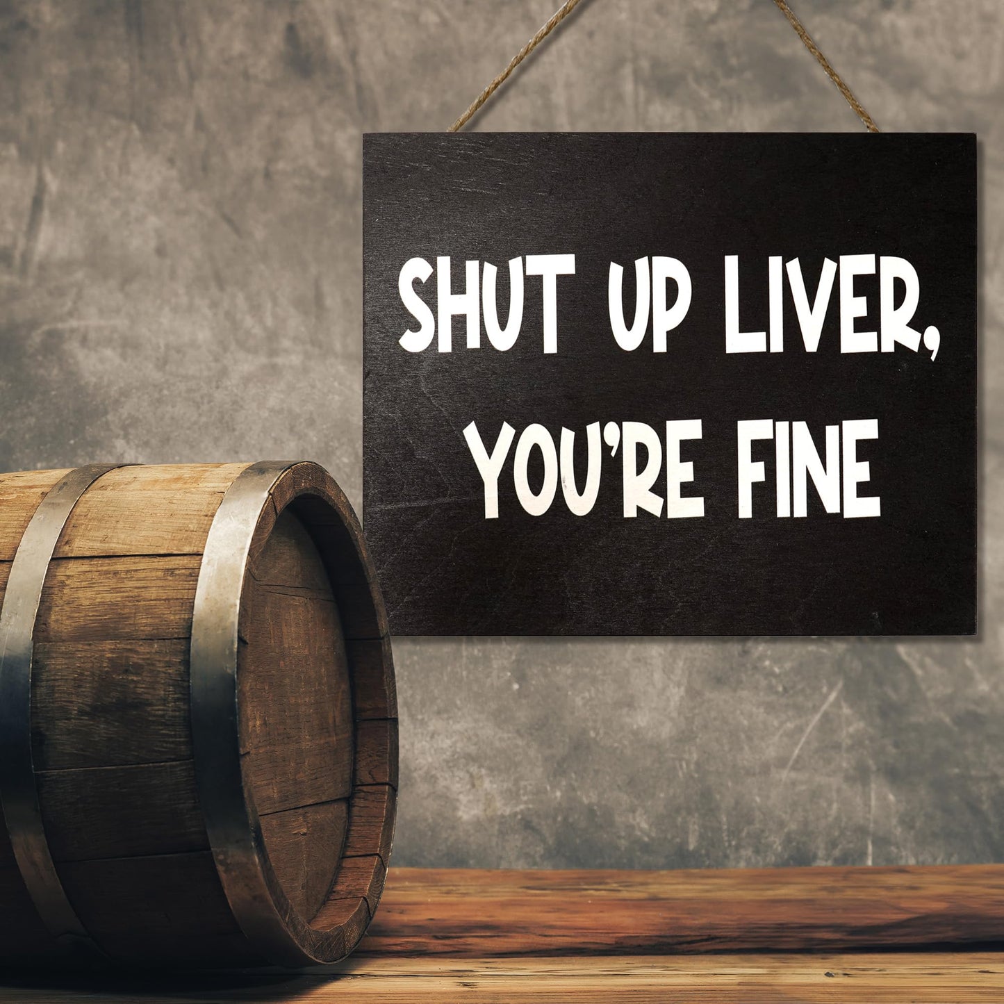 JennyGems Home Bar Decor, Funny Drinking Signs, Man Cave Garage Pub Beer Sign, Friend Gifts, 10 x 12 Inches, Made in USA