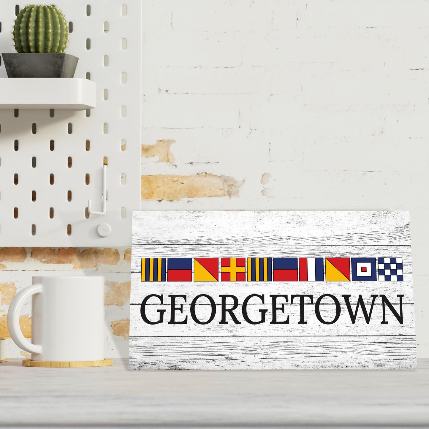 JennyGems Georgetown Delaware Gifts, Delaware Souvenirs, Tabletop and Wall Decor, Made in USA