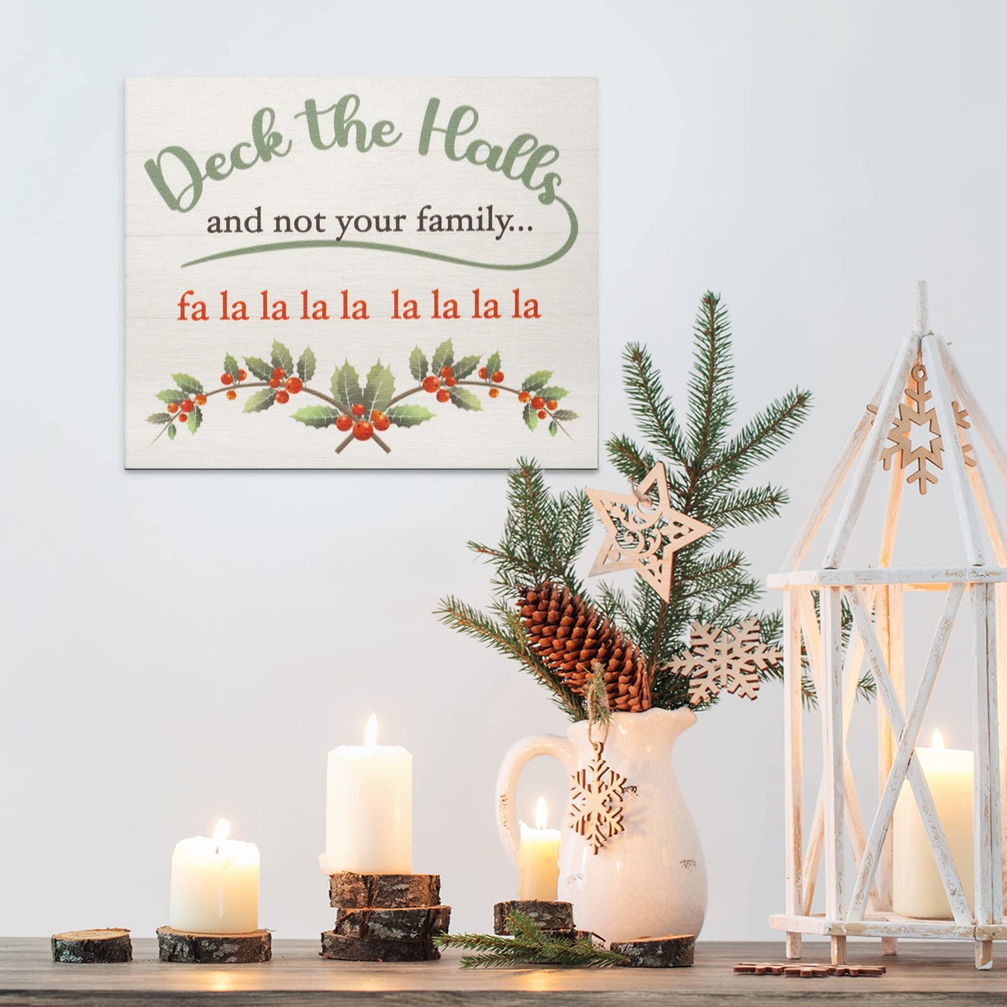 Decorative Christmas Sayings Holiday Farmhouse