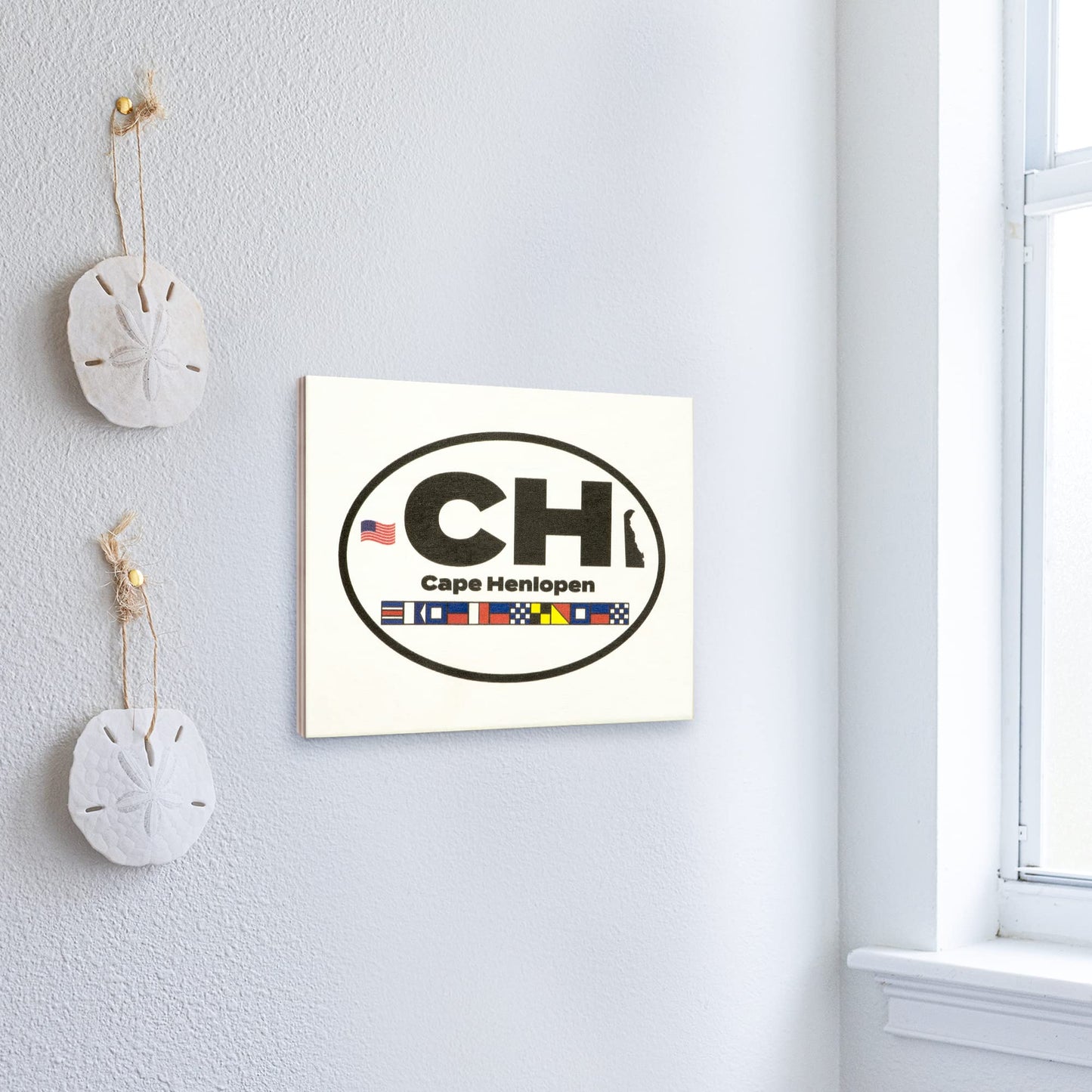 Cape Henlopen Delaware Lighthouse Wooden Sign