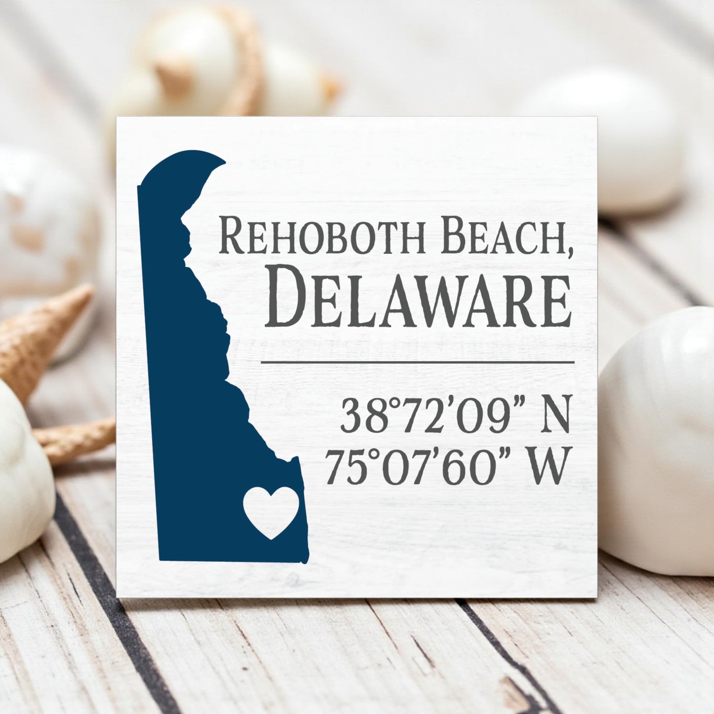 JennyGems Delaware Gifts, Rehoboth Beach Delaware Souvenirs, Delaware Sign, Delaware Decor, Delaware Souvenirs and Gifts, Beach Decor, Made in USA
