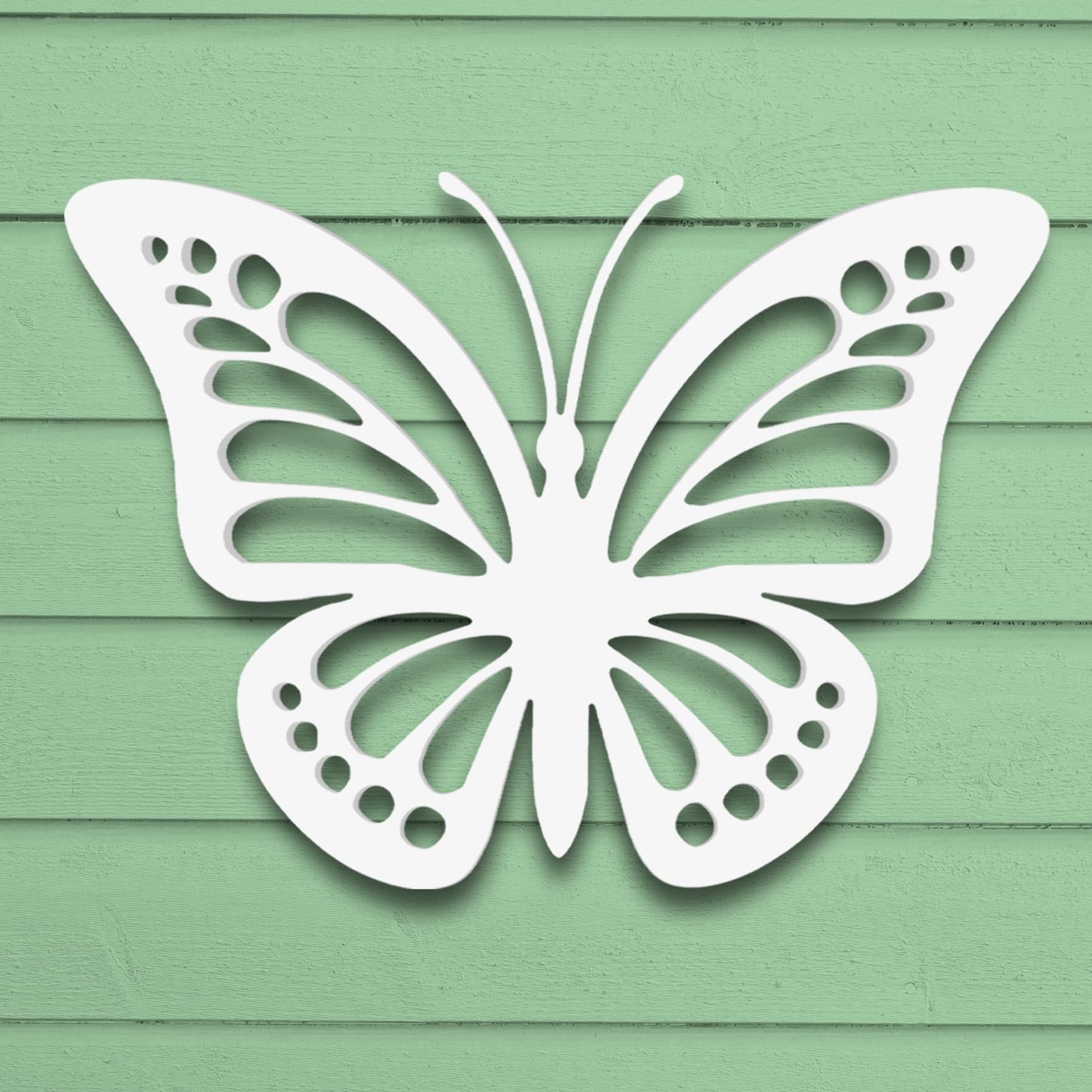 Outdoor Butterfly Wall Decor – PVC Butterfly Hanging Sculpture for Garden Yard, Patio, Shed, Fence, Balcony, Weatherproof Inside Outside Sign