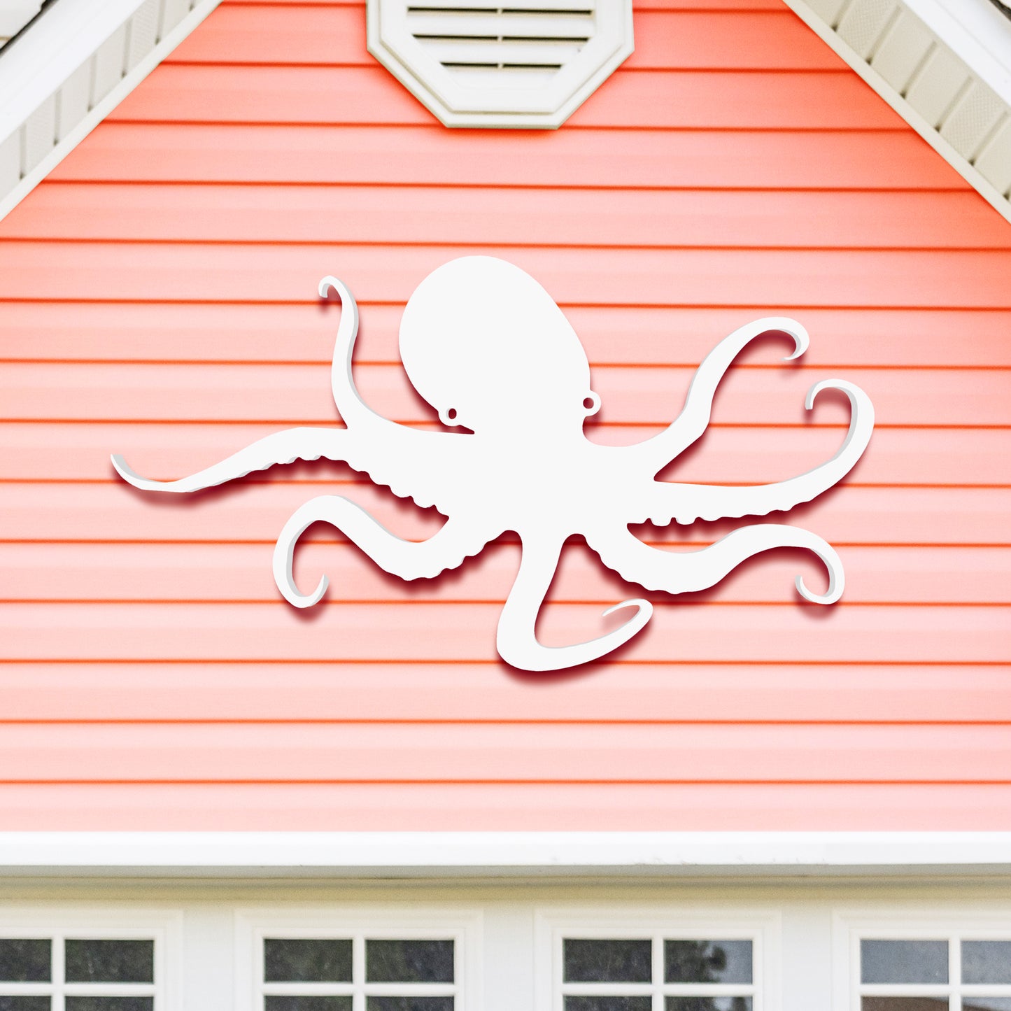 Outdoor PVC Octopus Sign, 3 Foot