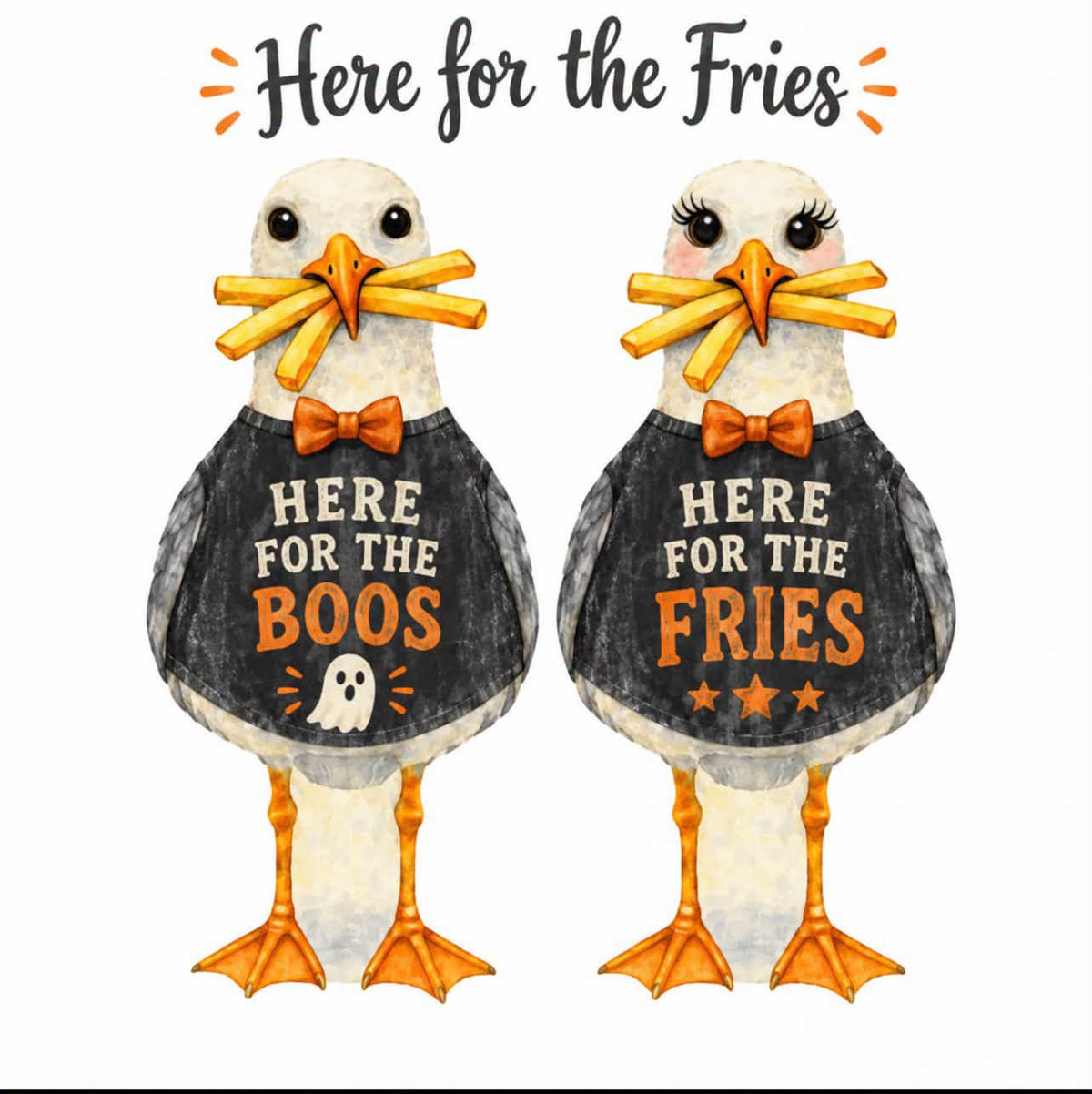 Sully and Sally - Halloween Editions - Yard Signs - and Keyholes in Back for Hanging.