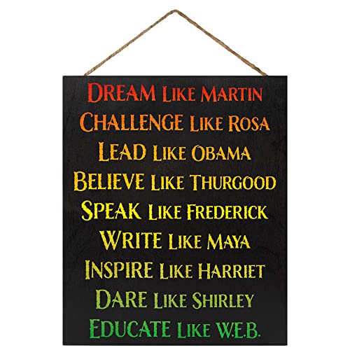 Black History Sign Decor Gift, Influential People in History