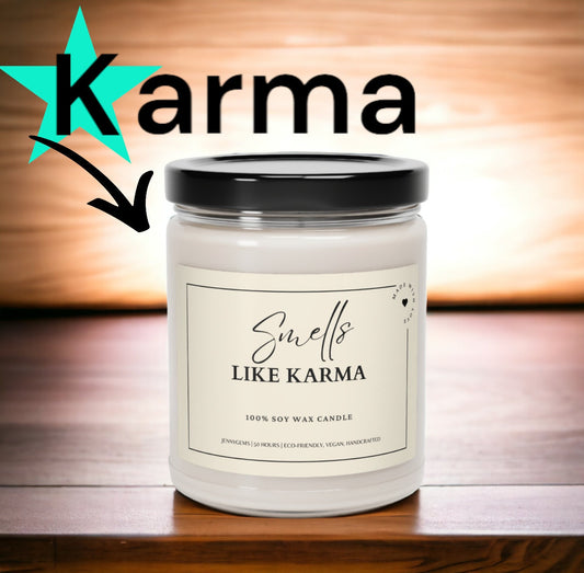 Karma Candle – Hilarious Gift for BFF, Single & Divorced Friends | Funny Birthday or Breakup Present for Your Bestie